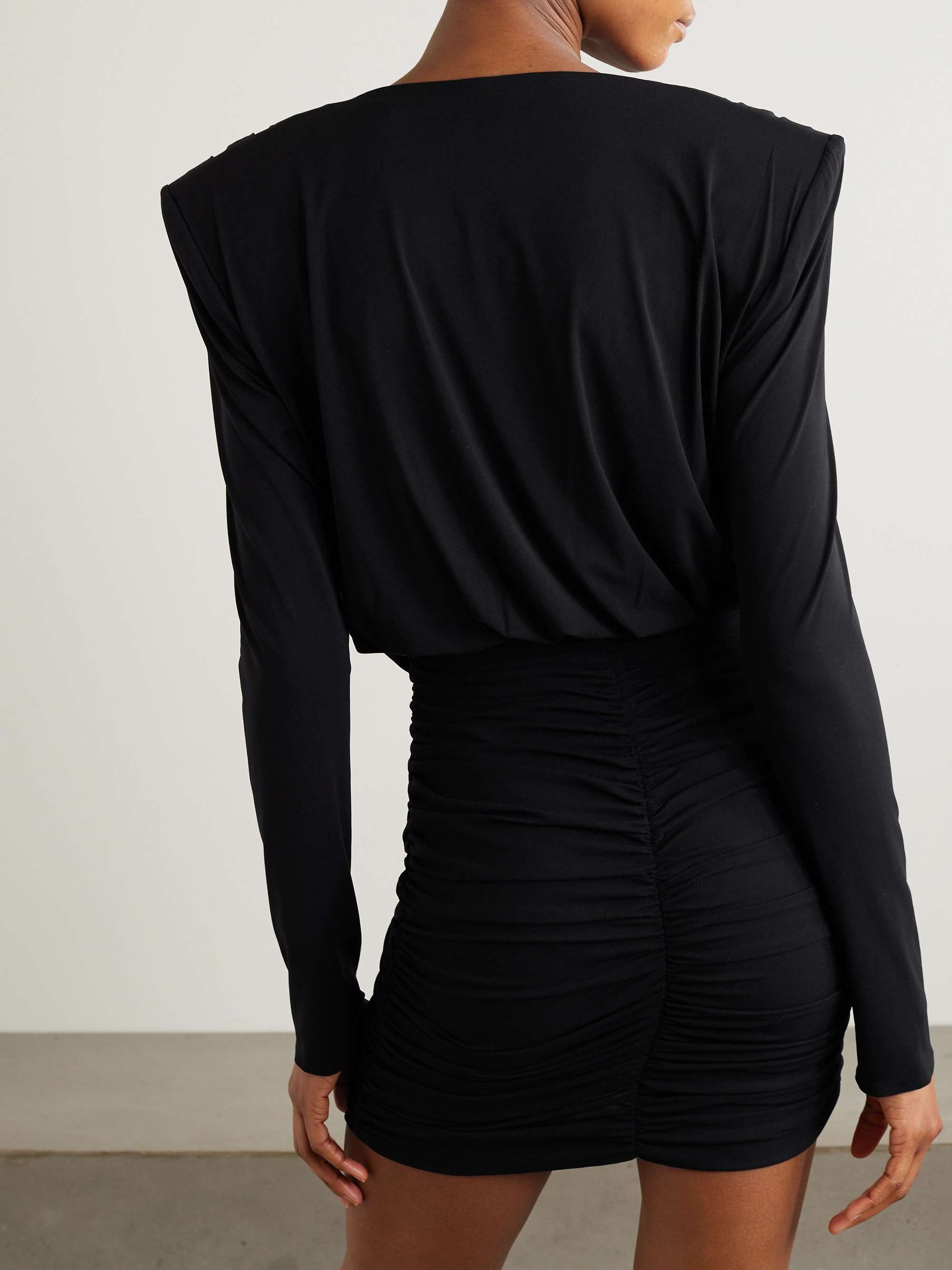 outfit with red hoodie