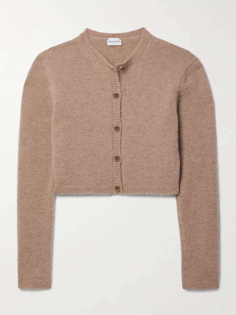 Magda Butrym Cropped Knitted Cardigan
