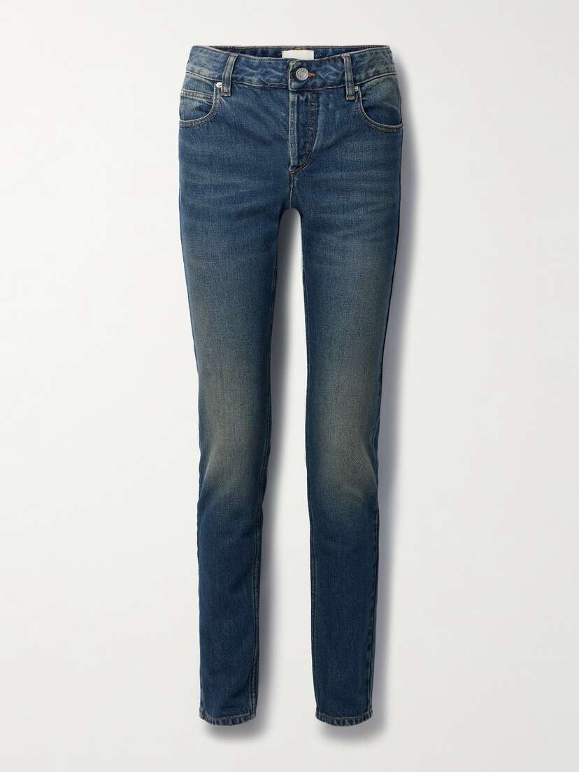 Isabel Marant Jiliana High-rise Straight-leg Jeans
