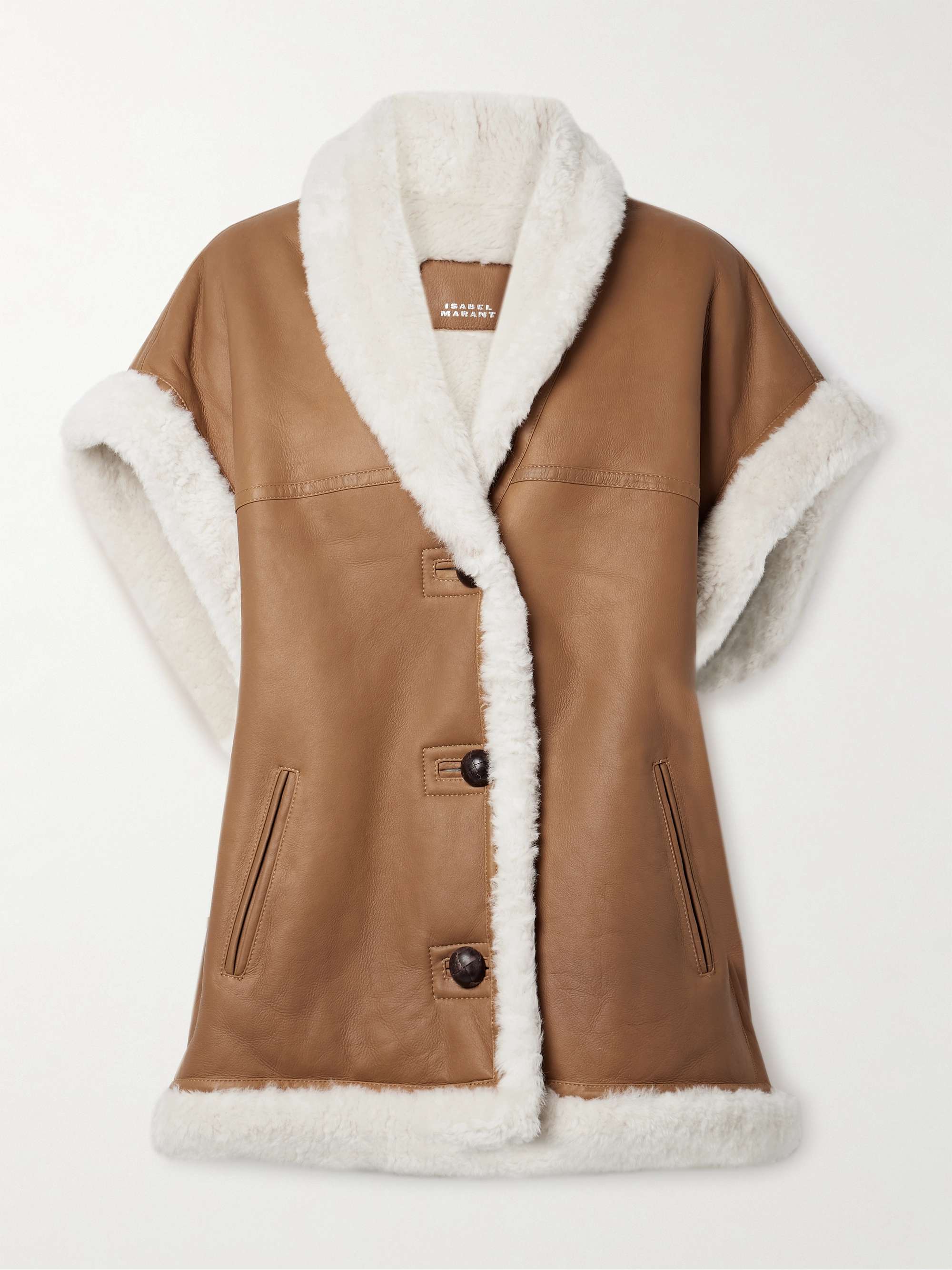 ISABEL MARANT Medilia shearling vest