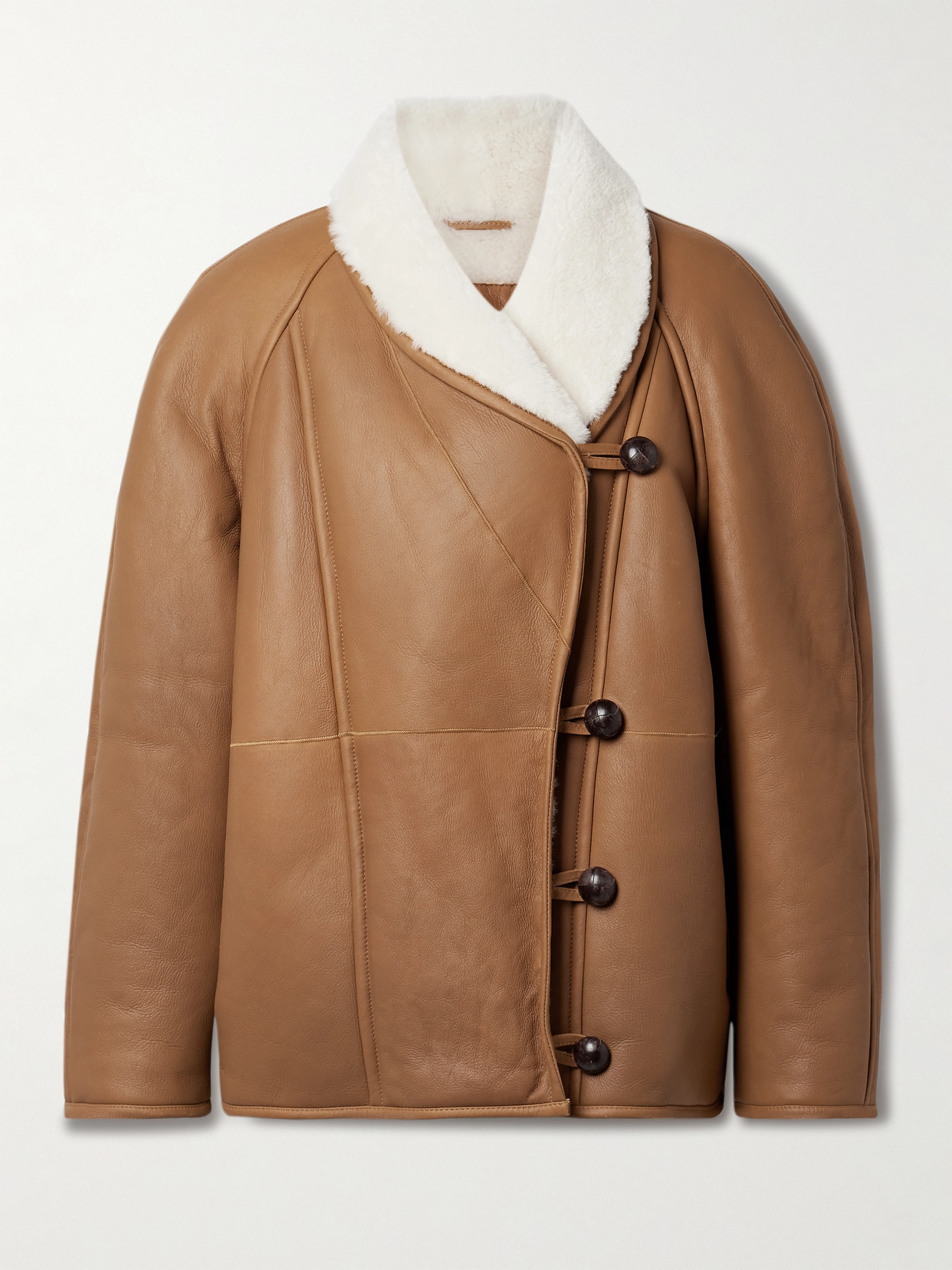 Isabel Marant Eriana Reversible Leather Jacket In Brown