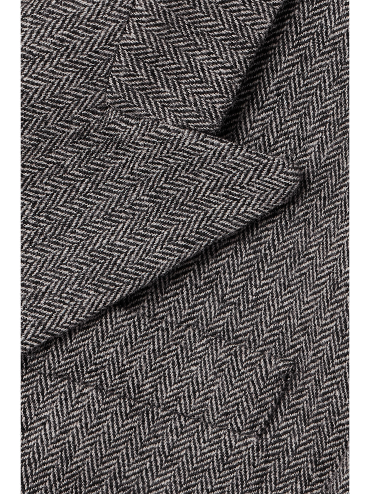Isabel Marant Robine Double-breasted Herringbone Wool-blend Blazer In Gray