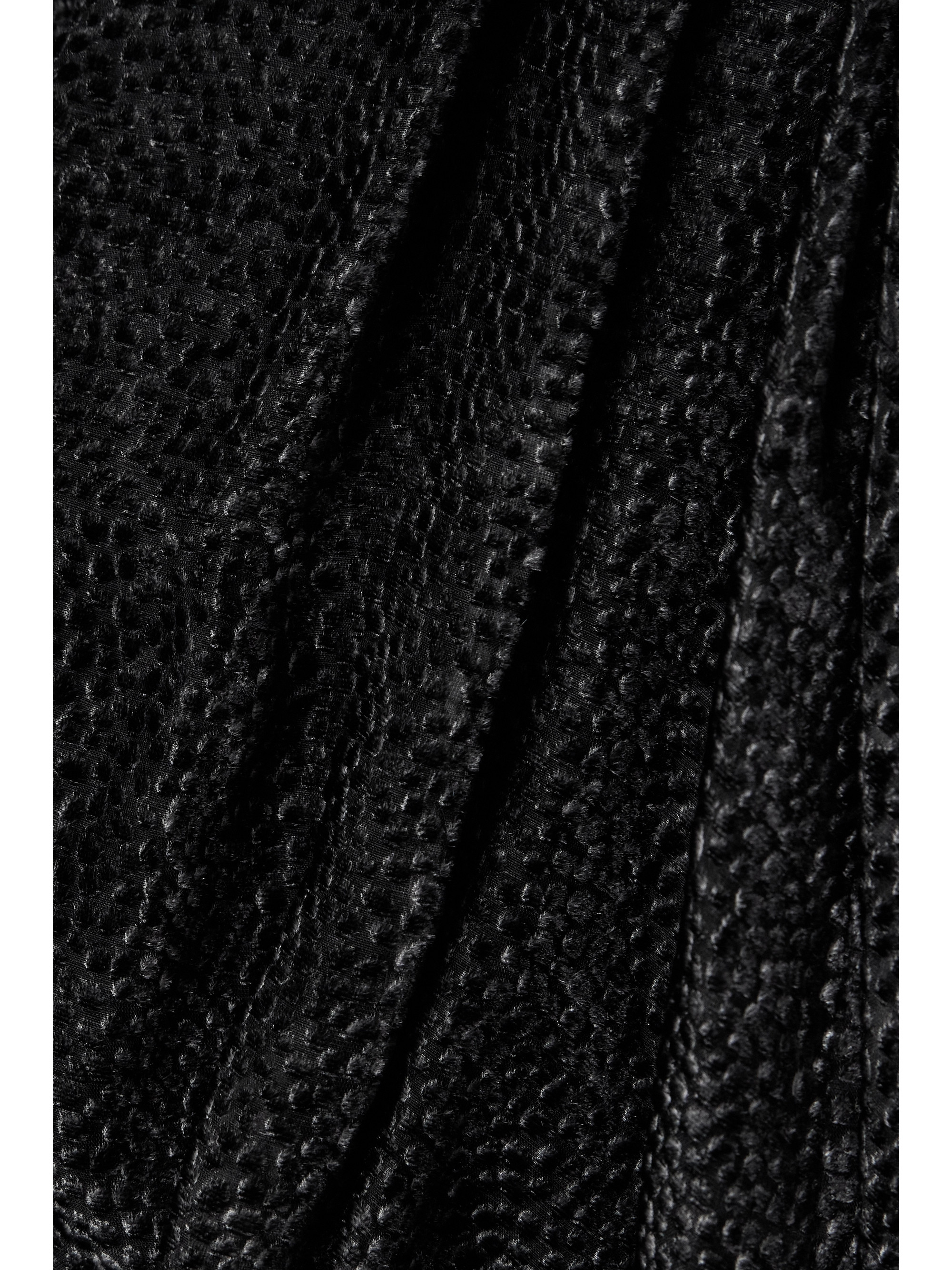Isabel Marant Maray ruched flocked silk-blend chiffon midi dress thumbnail