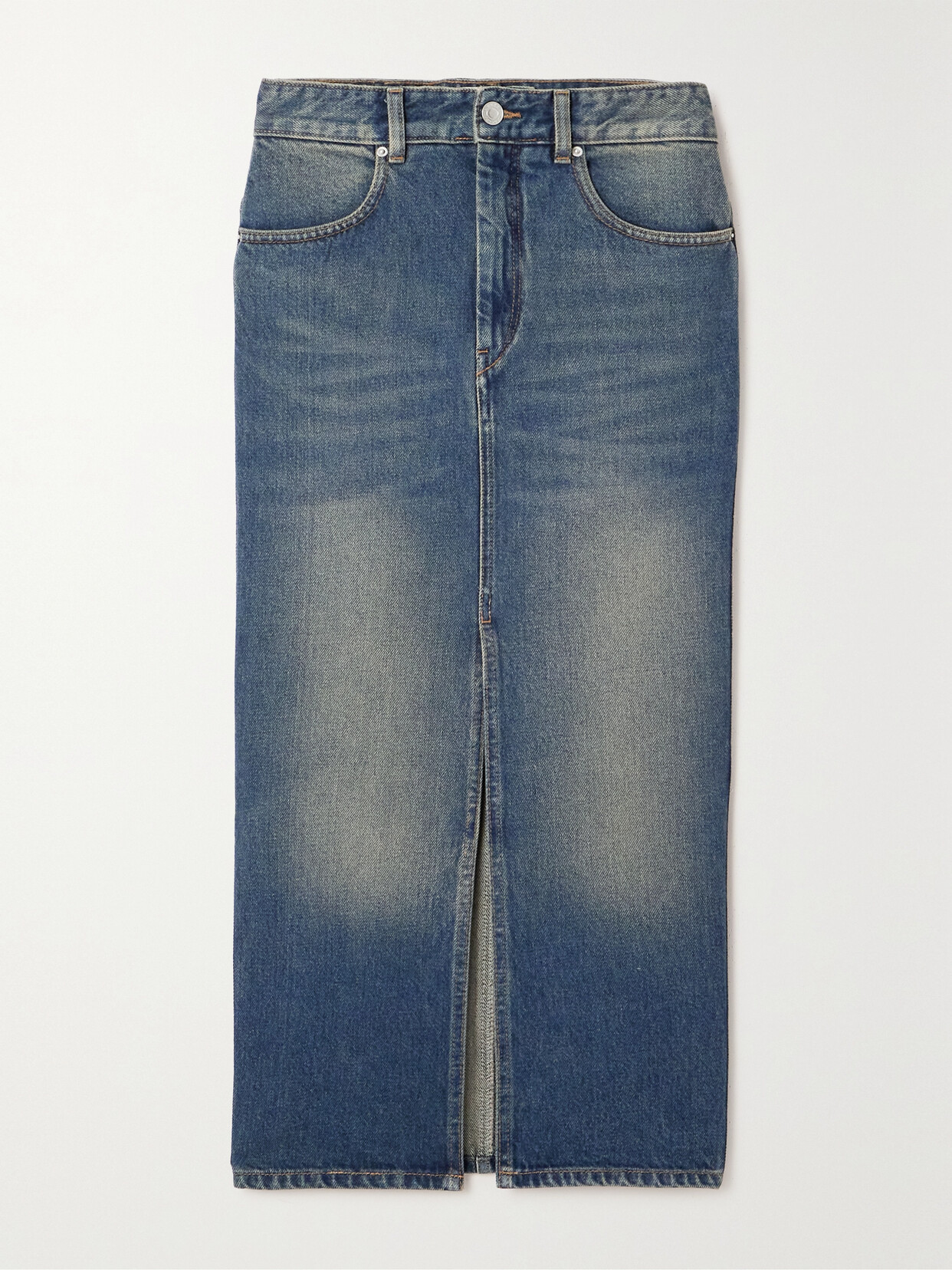 Isabel Marant Julicia Denim Maxi Skirt - Blue