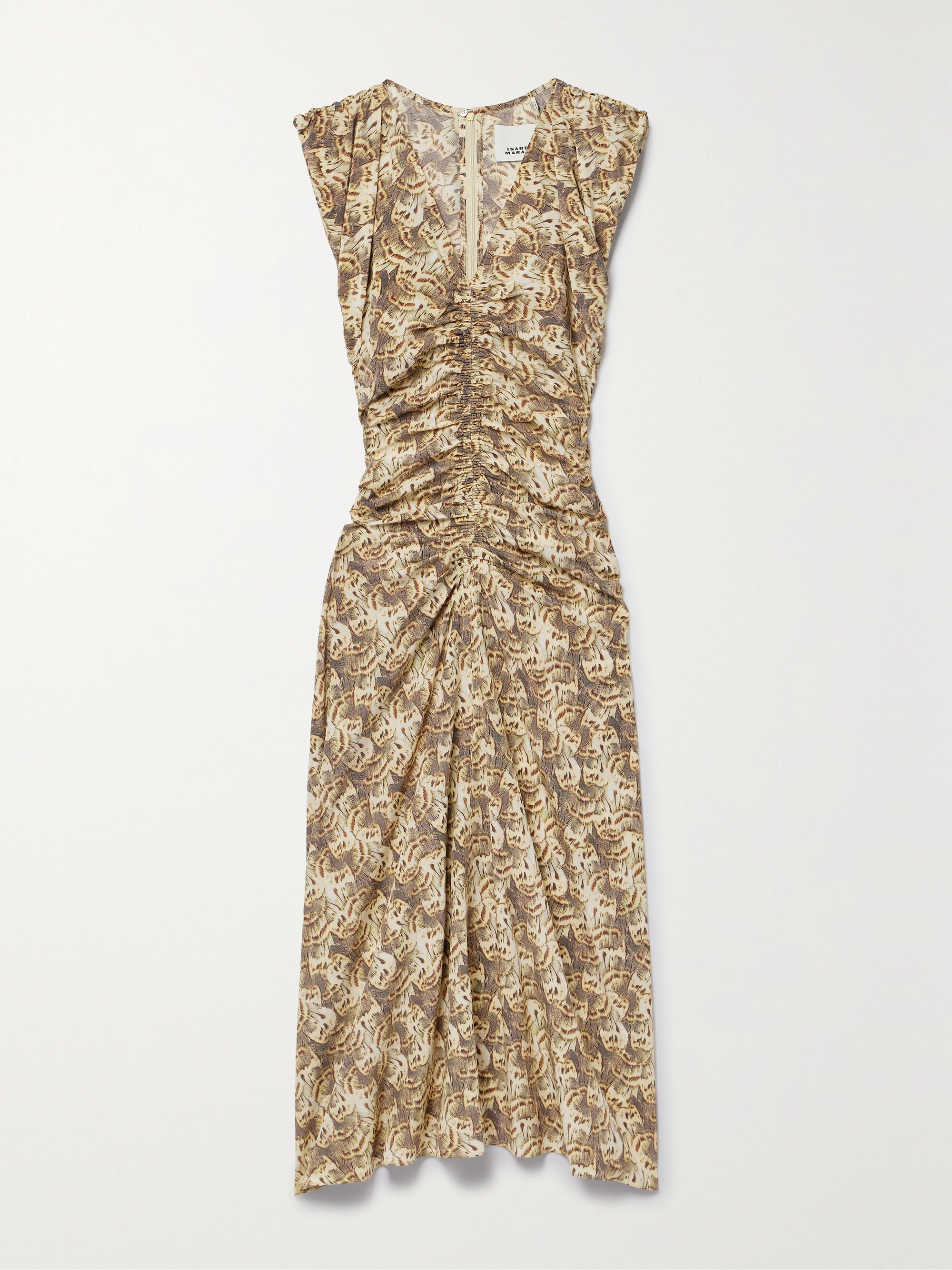 Isabel Marant Gilya printed silk midi dress thumbnail