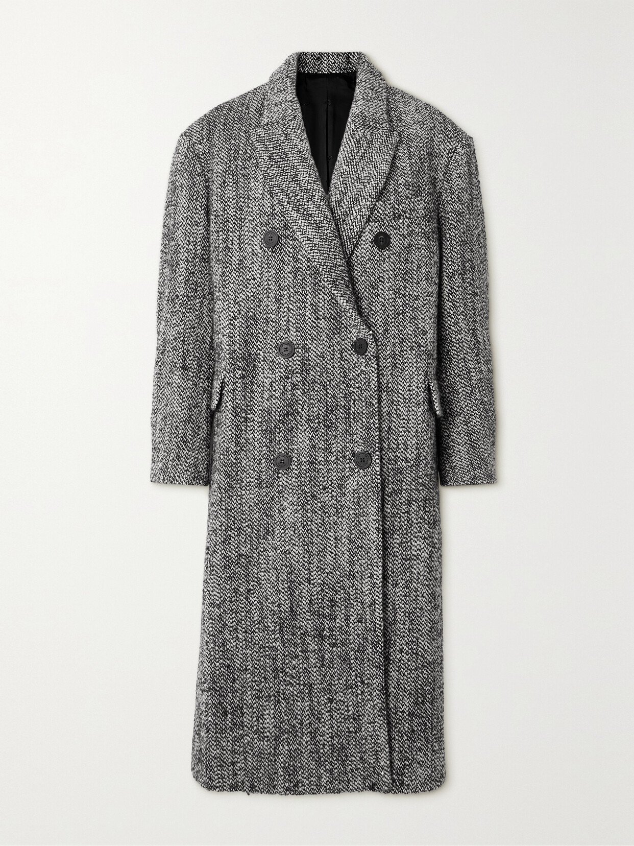 Isabel Marant - Lojimiko Oversized Double-breasted Wool-blend Bouclé Coat - Multi