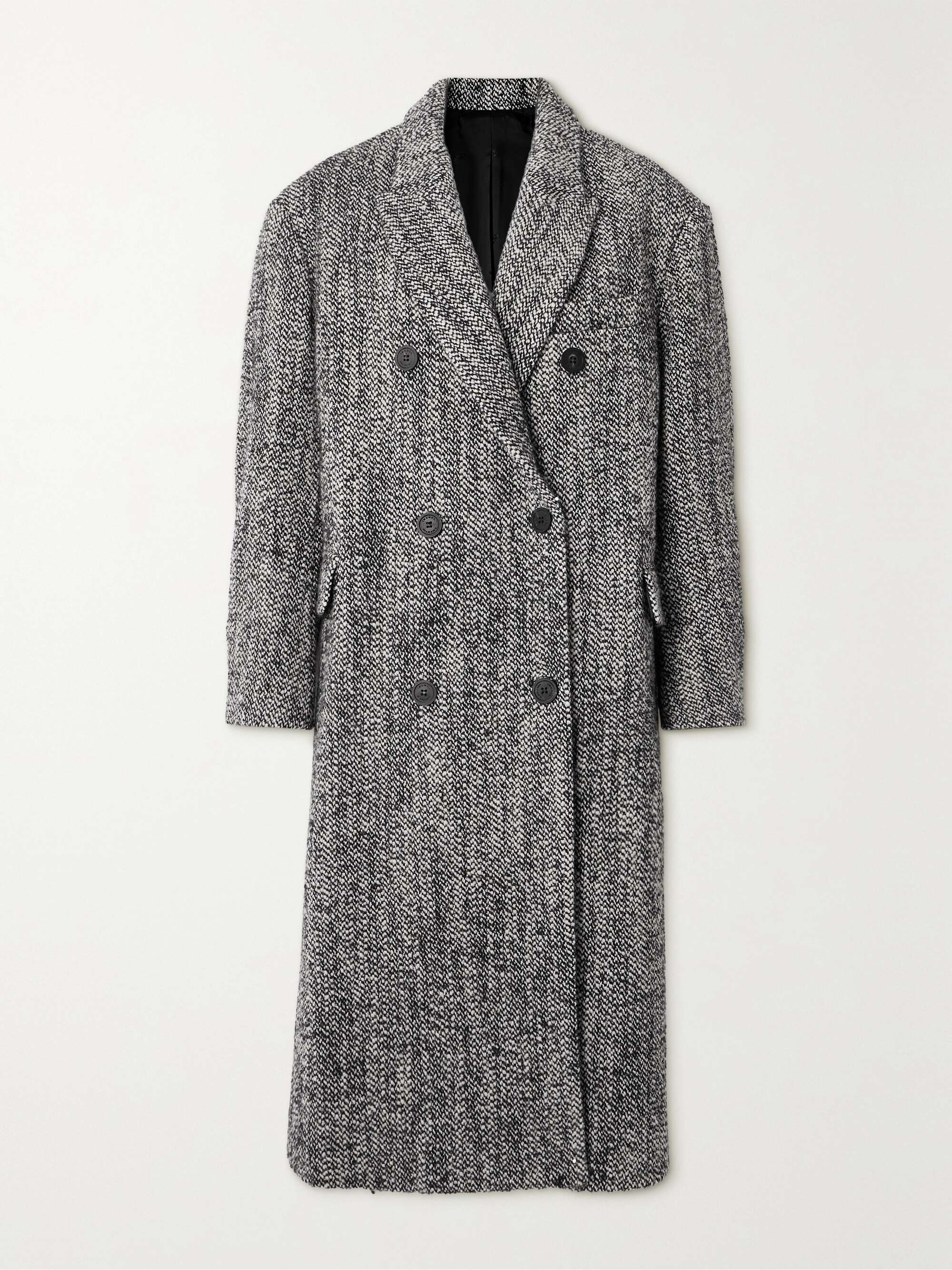 ISABEL MARANT Lojimiko oversized double-breasted wool-blend bouclé coat |  NET-A-PORTER