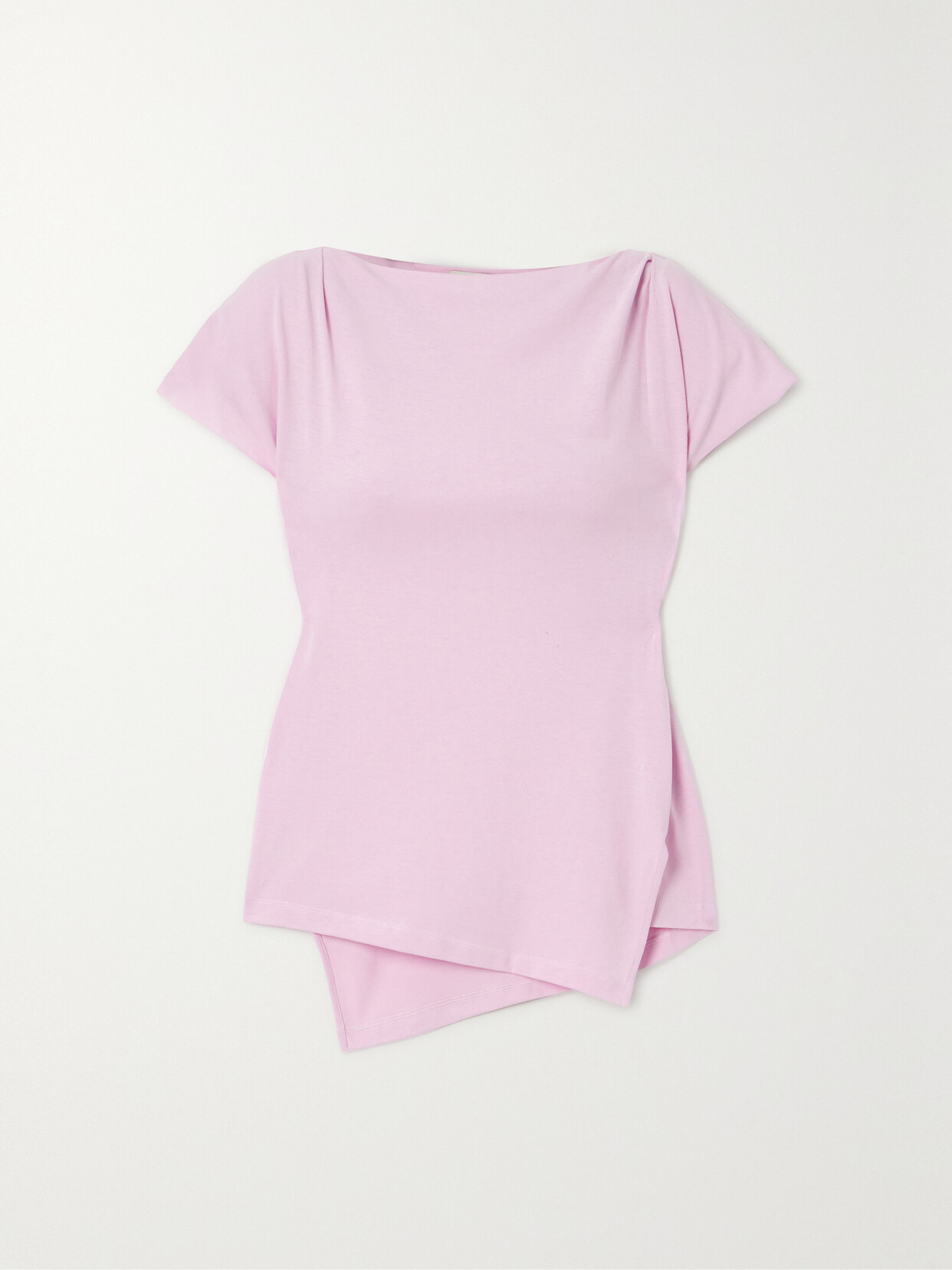 Isabel Marant - Sebani Asymmetric Cotton-jersey T-shirt - Pink