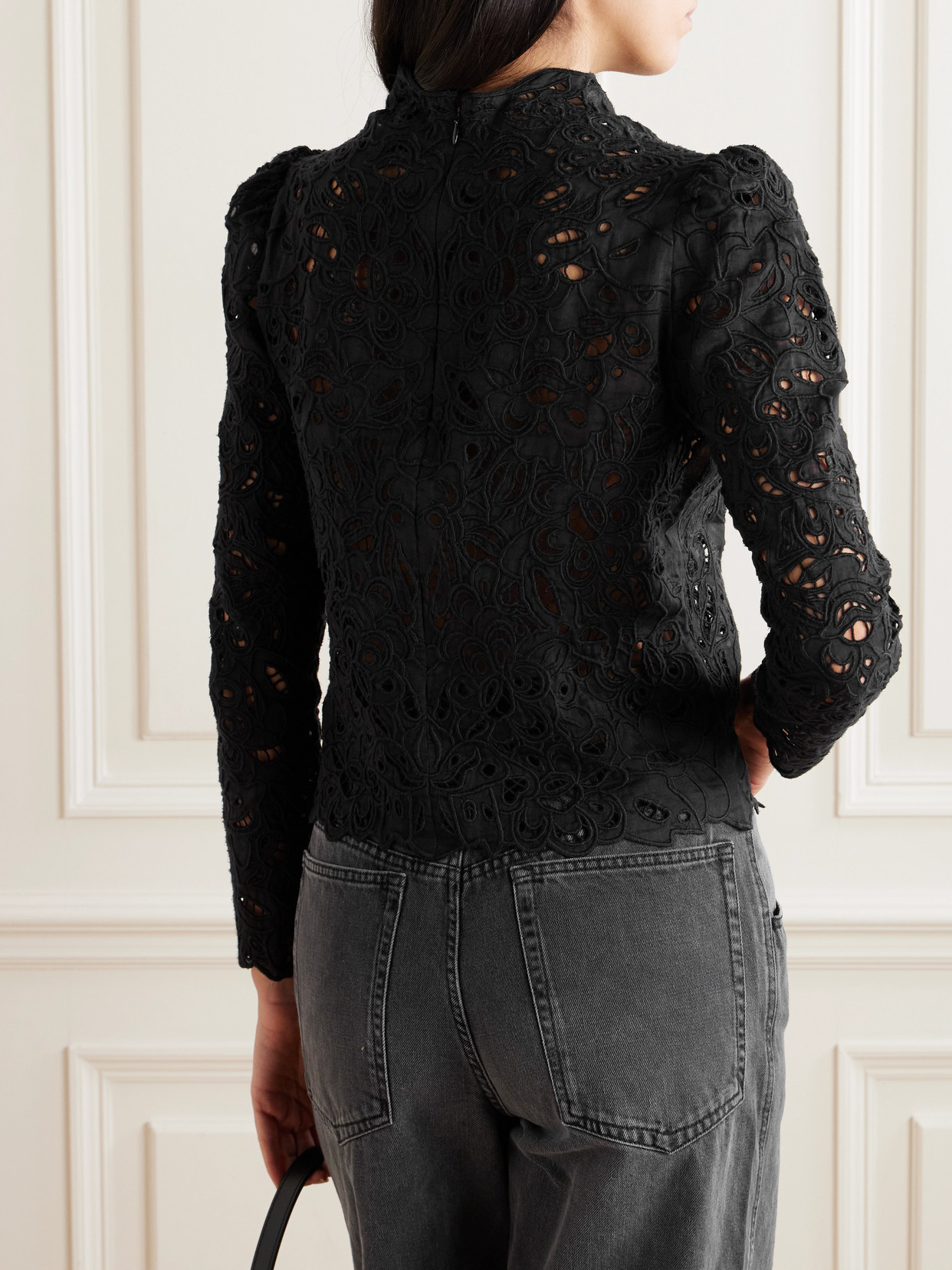 Delphi Broderie Anglaise Ramie Blouse