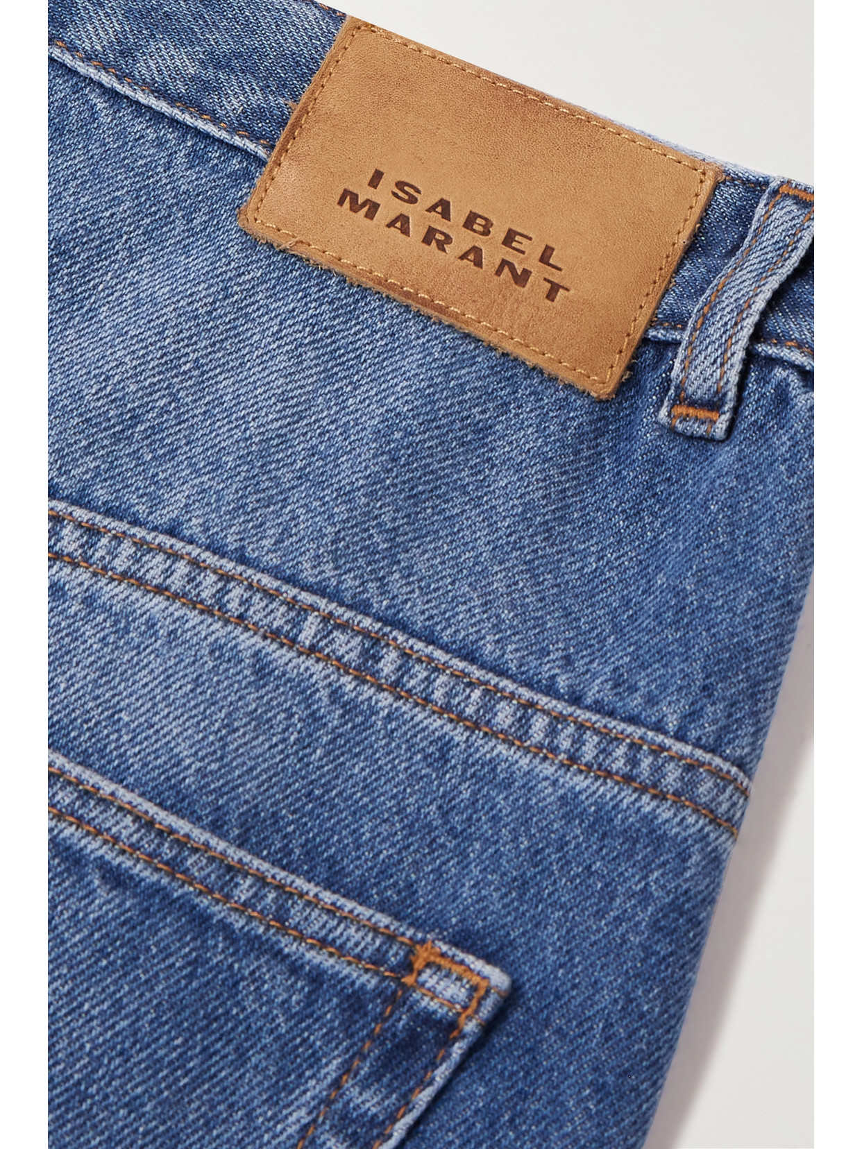 ISABEL MARANT LEMONY HIGH-RISE WIDE-LEG JEANS