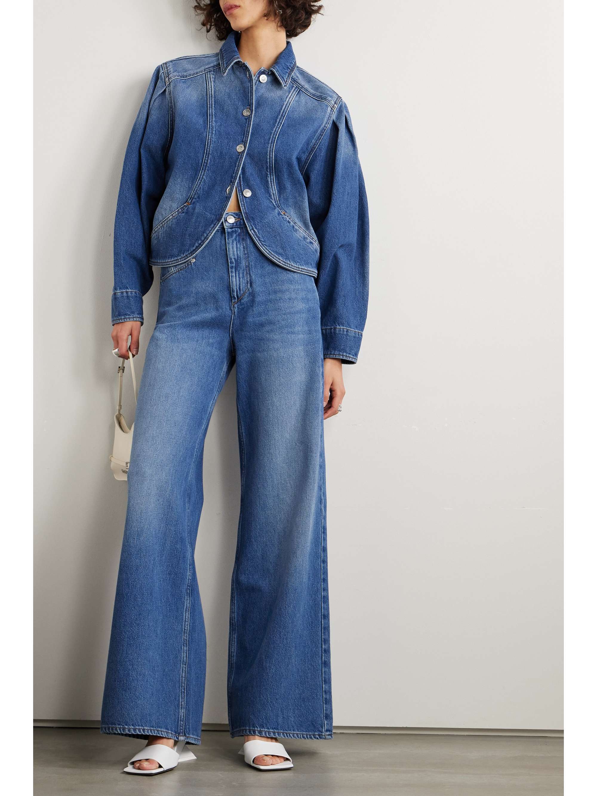 ISABEL MARANT Lemony high-rise wide-leg jeans | NET-A-PORTER ISABEL MARANT Lemony high-rise wide-leg jeans | NET-A-PORTER
