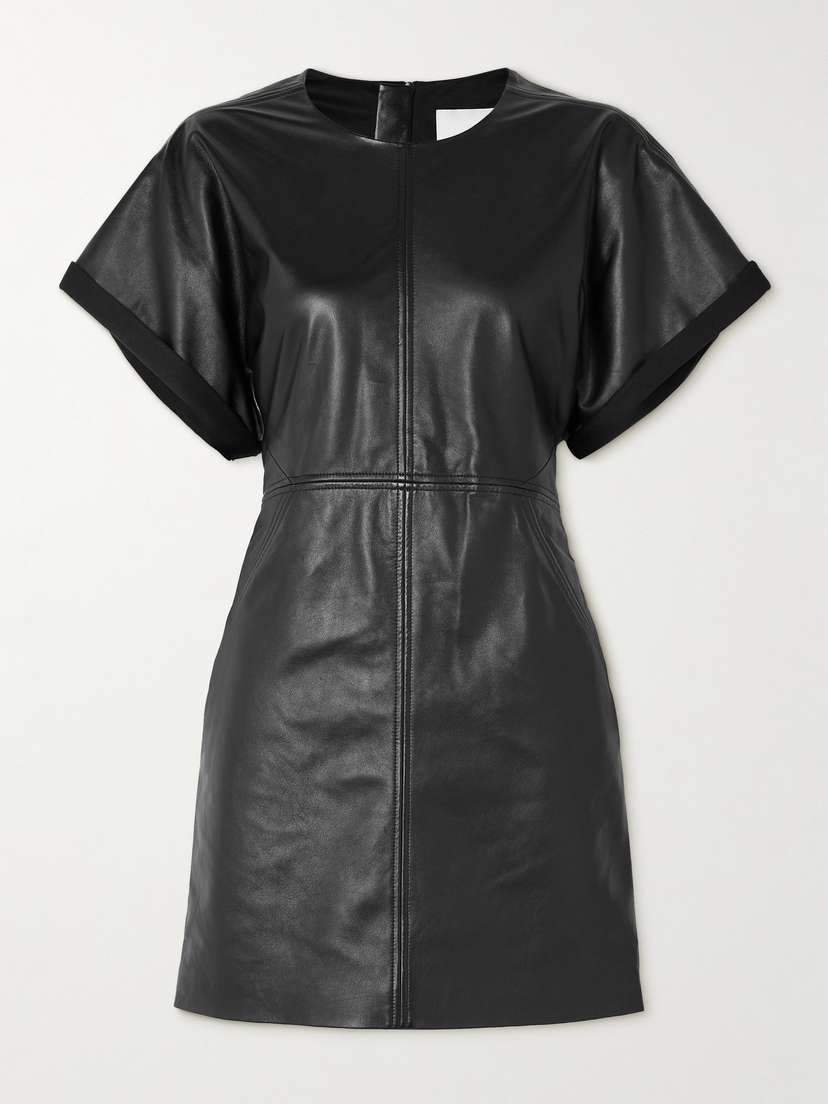 Isabel Marant Faustilia Leather Mini Dress