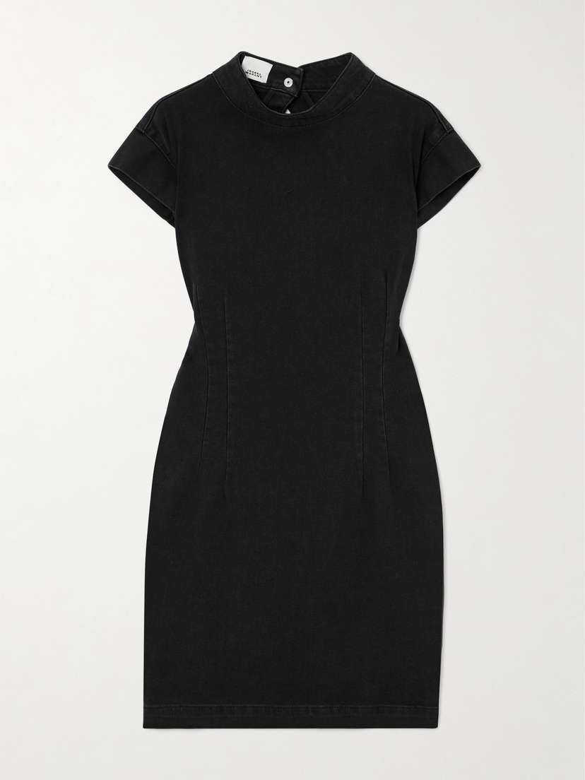 Isabel Marant Nina Open Back Denim Mini Dress