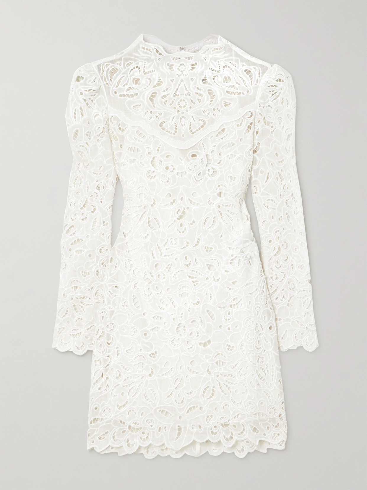 Isabel Marant - Daphne Broderie Anglaise Ramie Mini Dress - White
