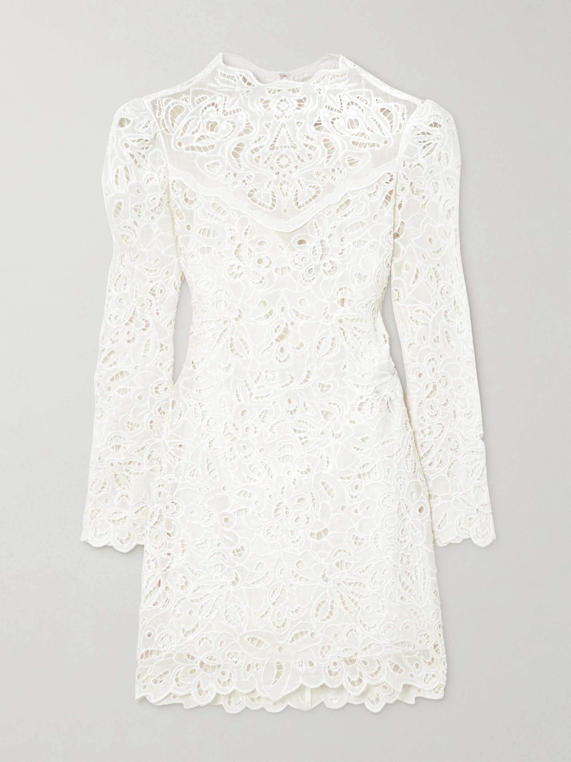 ISABEL MARANT Daphne broderie anglaise ramie mini dress | NET-A-PORTER