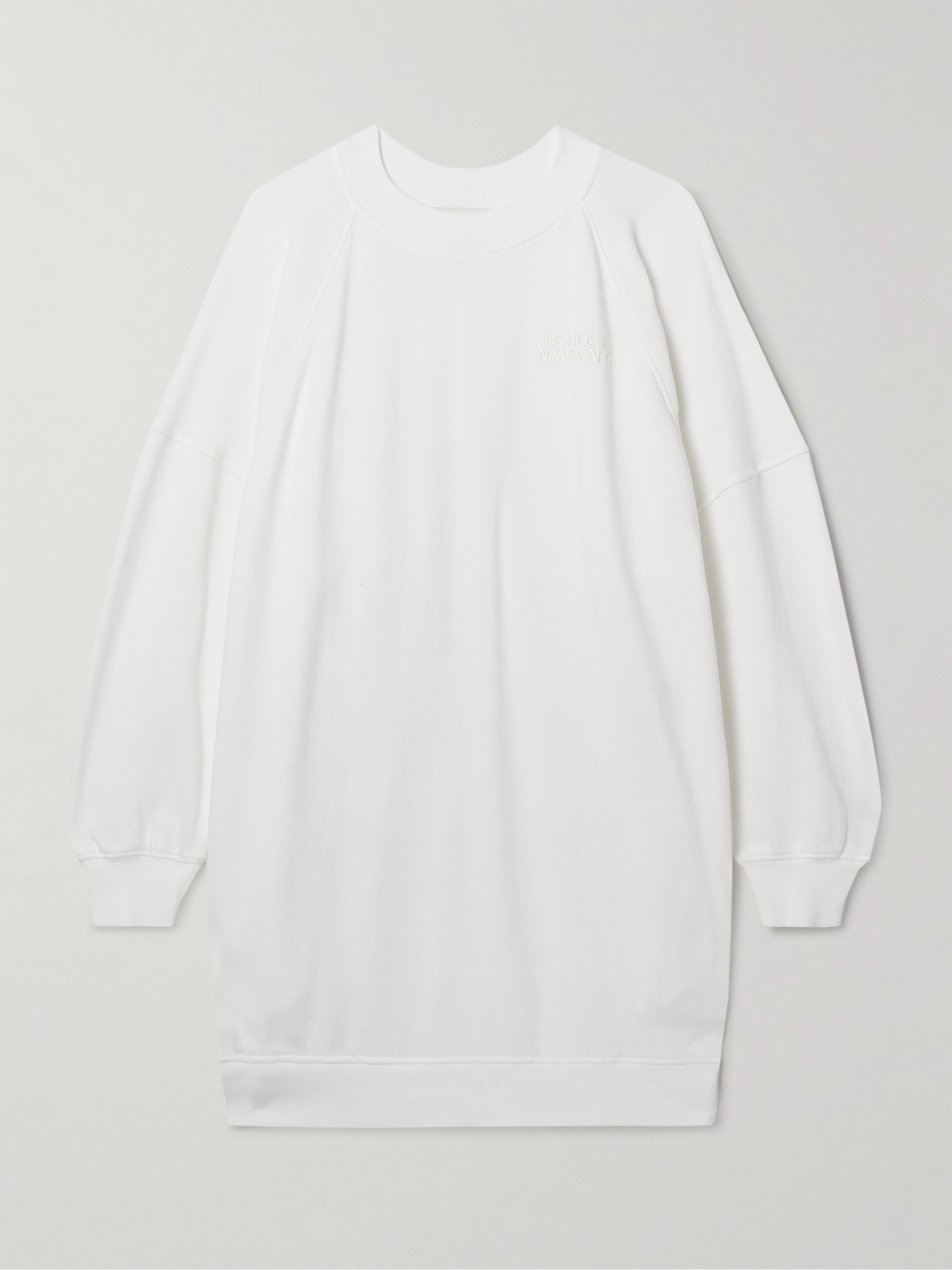 Isabel Marant Tenery embroidered cotton-jersey mini dress thumbnail
