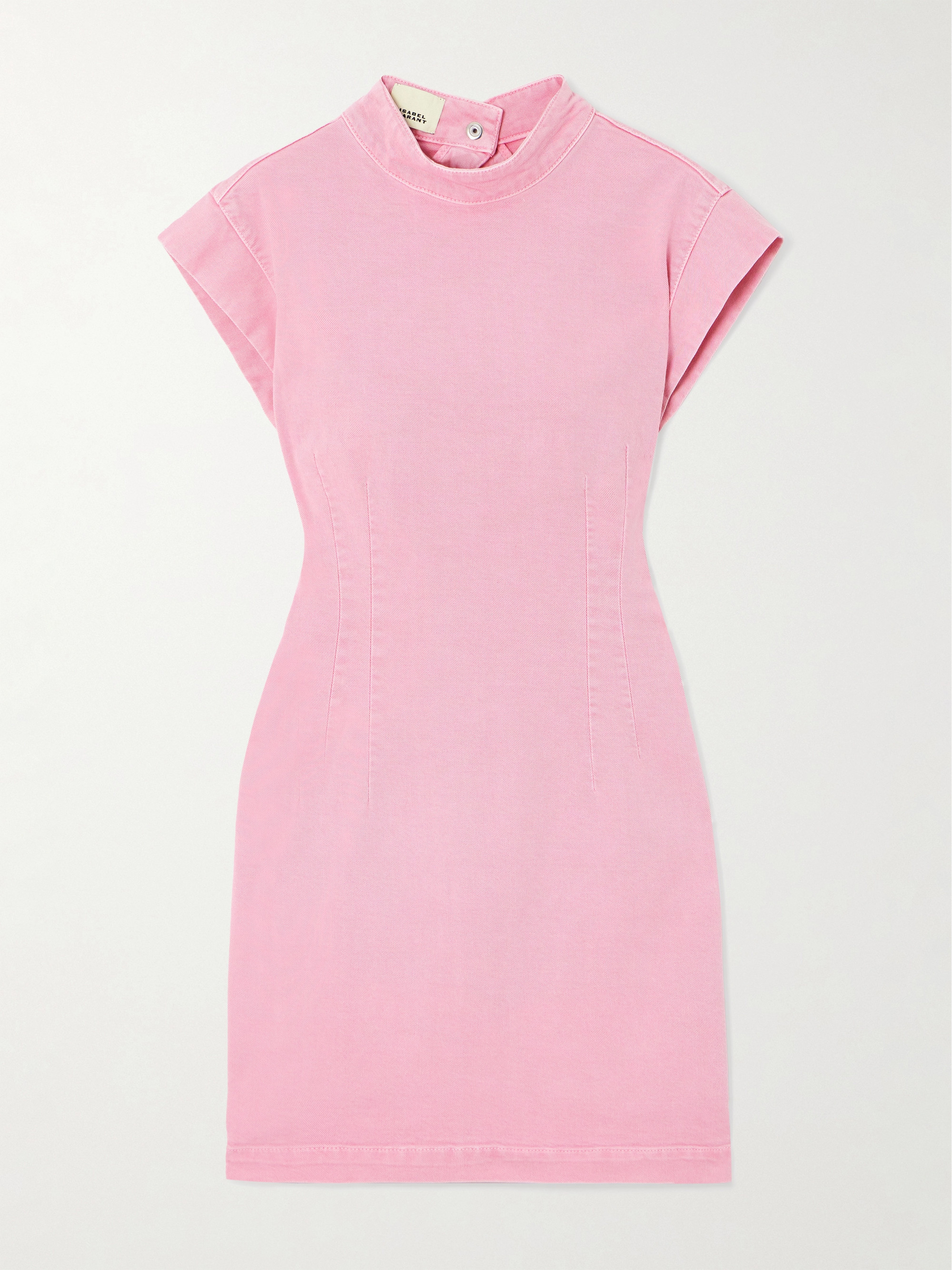 Isabel Marant Nina open-back denim mini dress thumbnail