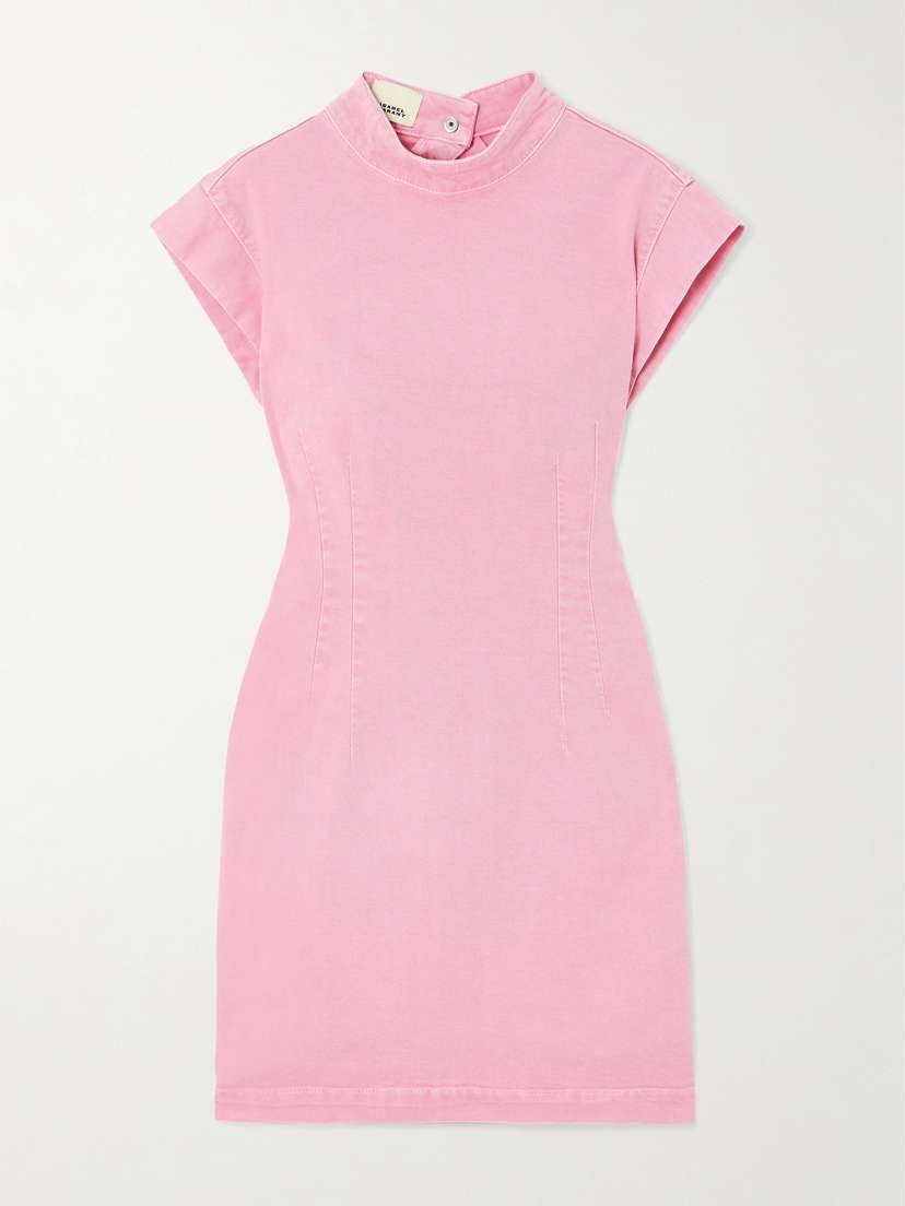 Isabel Marant Nina Open-back Denim Mini Dress