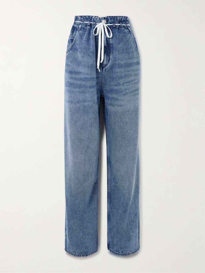 Isabel Marant Jordy High-rise Wide-leg Jeans