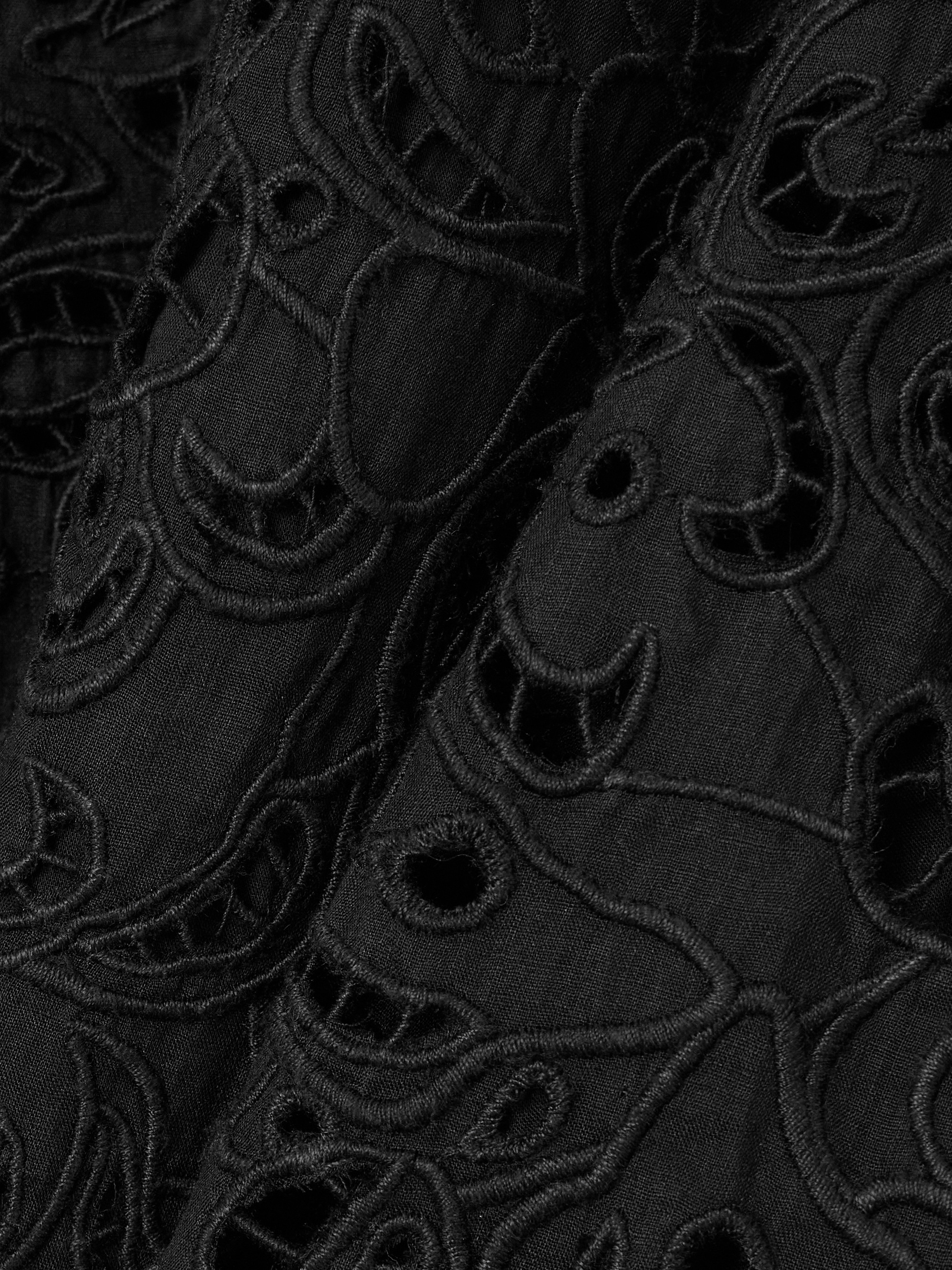 Isabel Marant Daphne broderie anglaise ramie mini dress thumbnail
