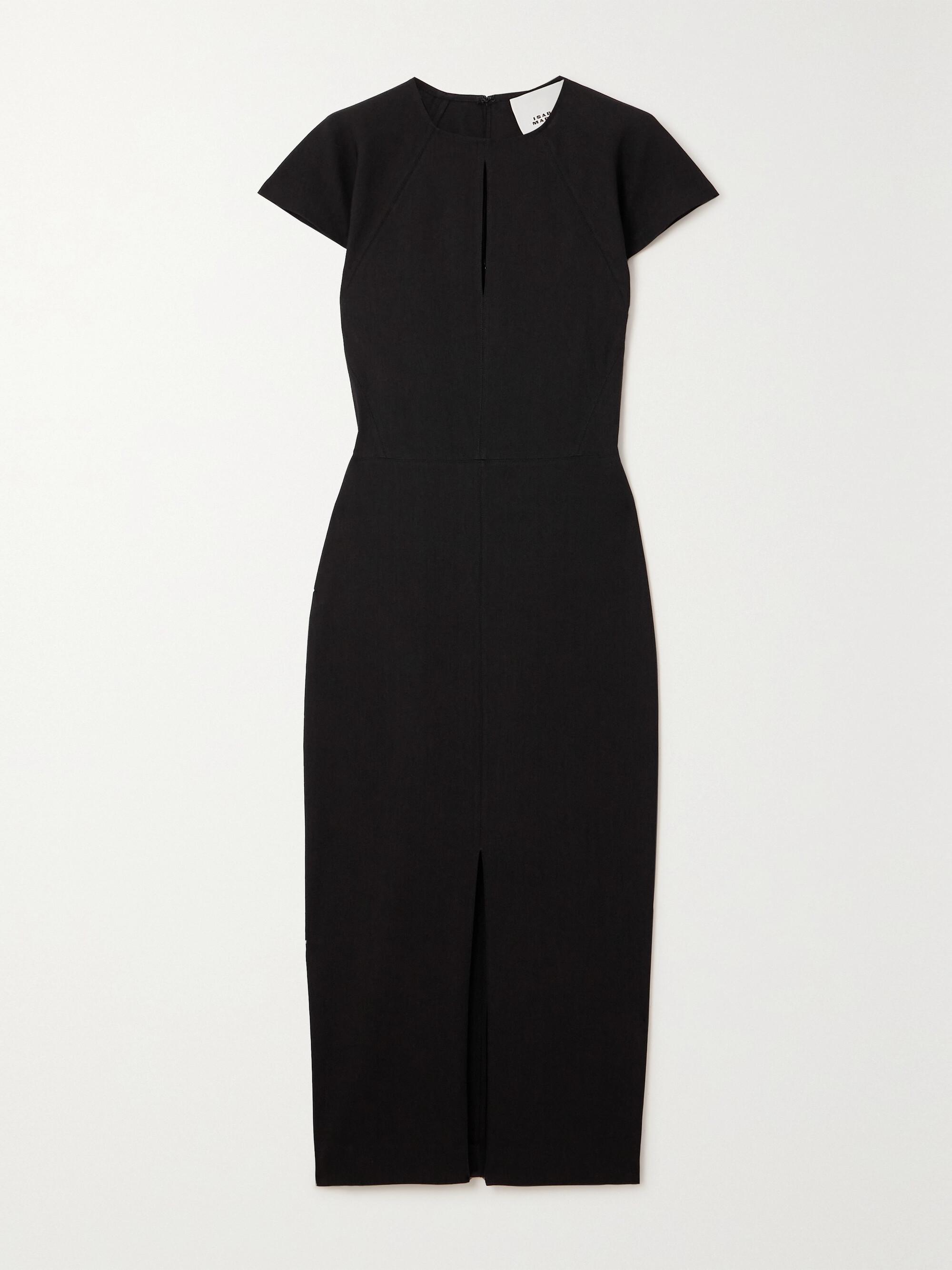 Isabel Marant Mirna hemp-blend midi dress thumbnail