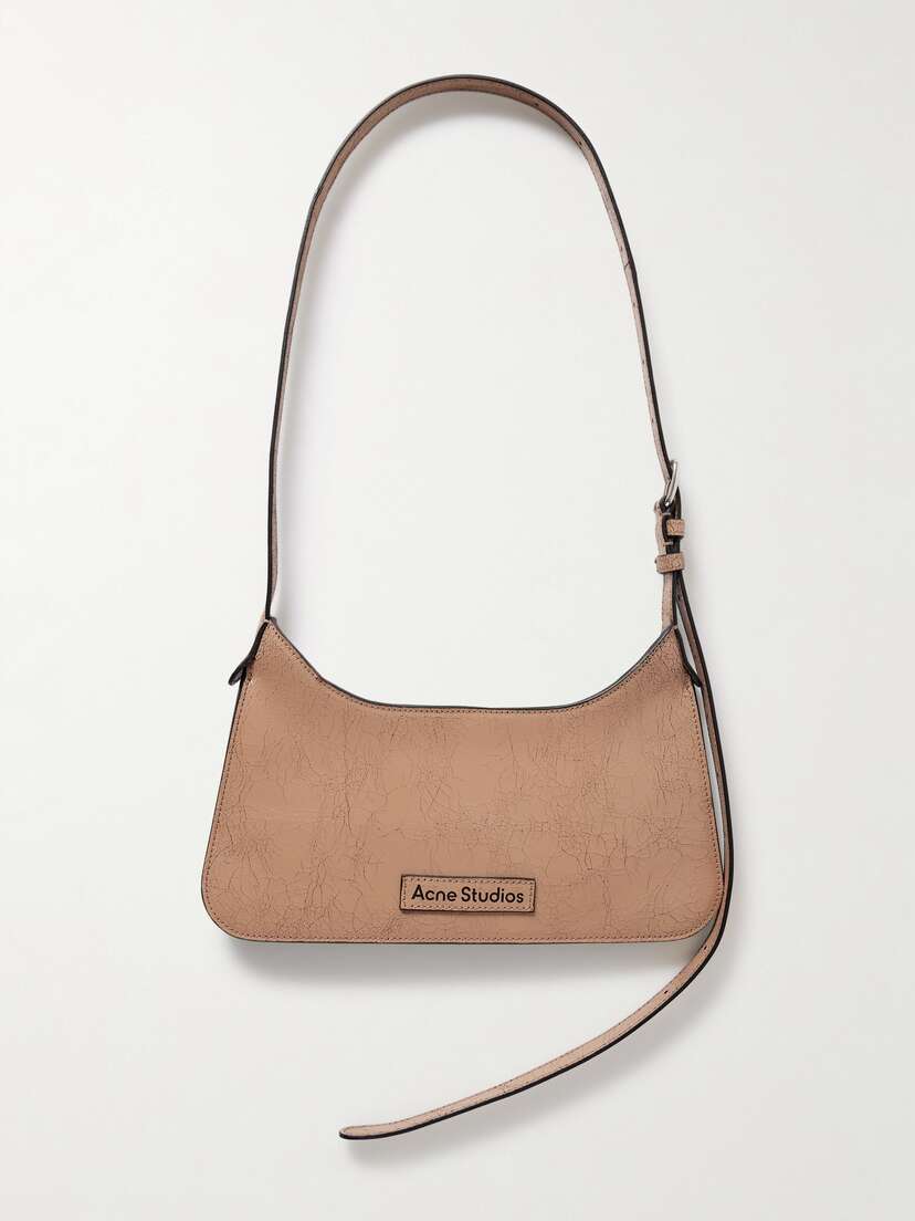 Acne Studios Mini Cracked-leather Shoulder Bag