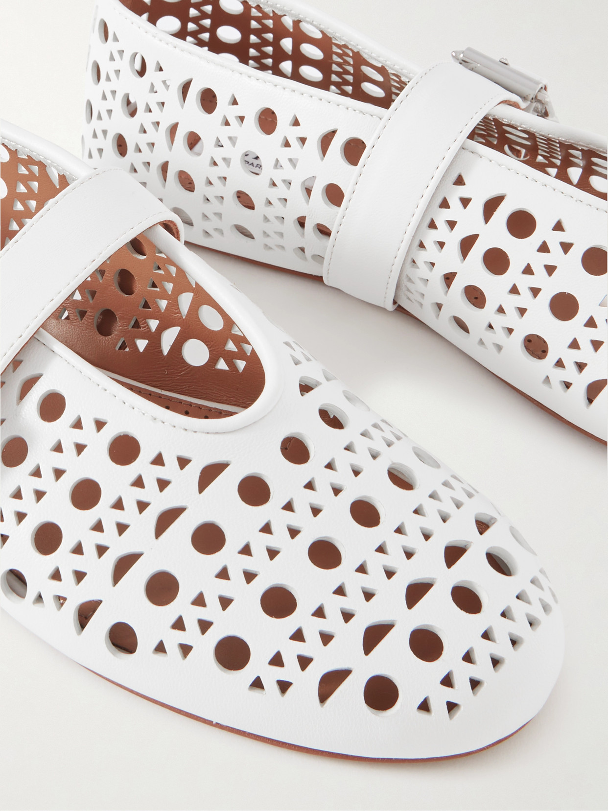 Alaïa - Perforated Ballet Flats