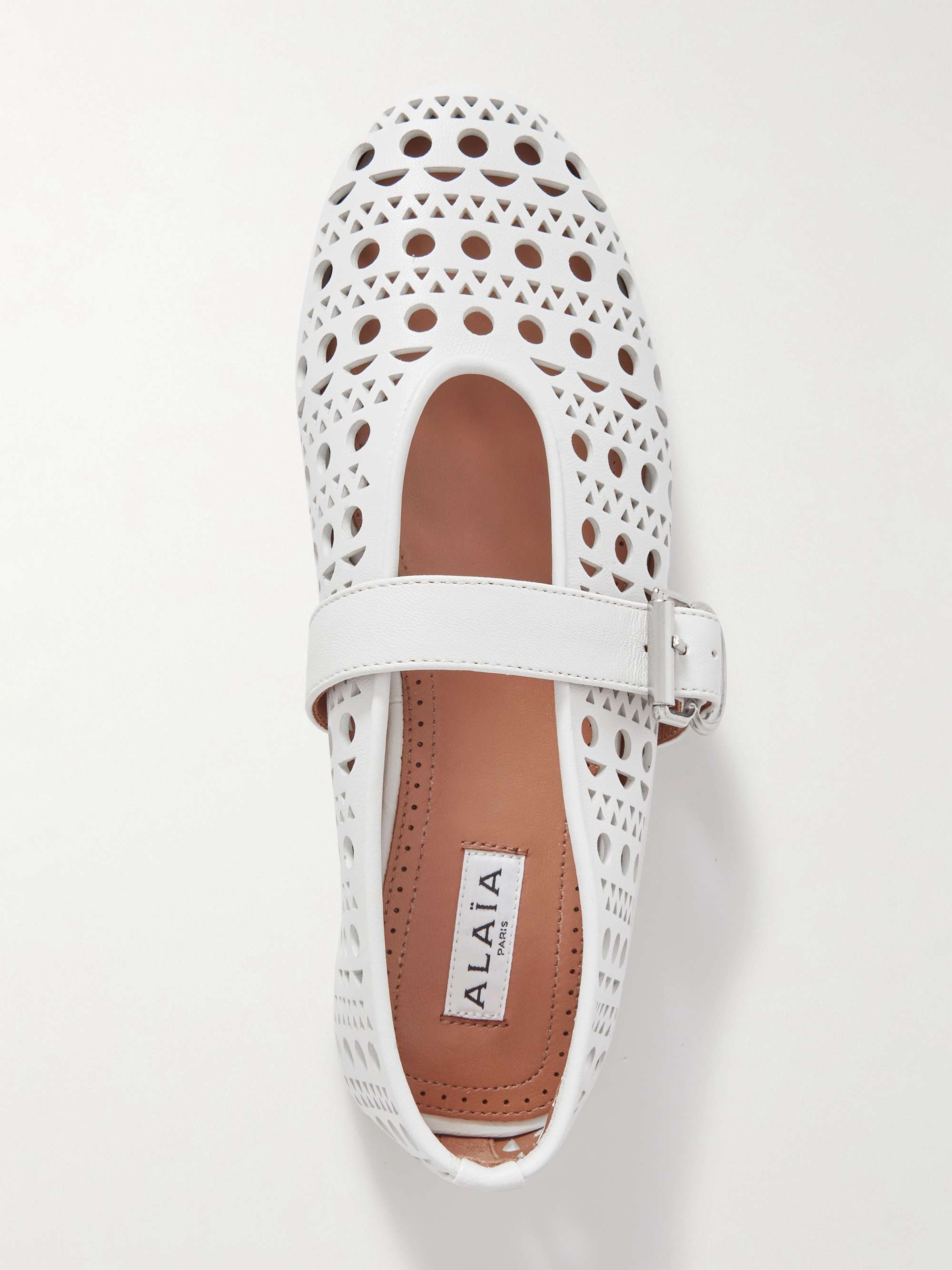Alaia white shoes sale