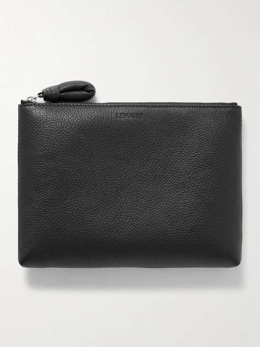 Lemaire Small Textured-leather Pouch