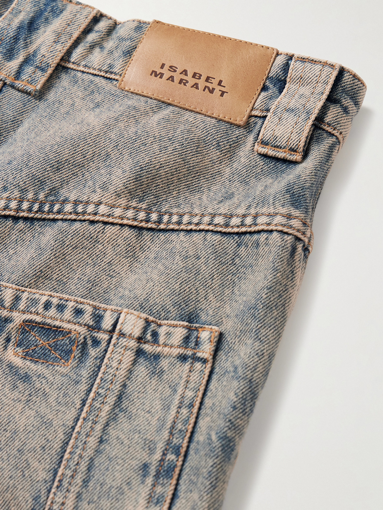 Marant Étoile - Heilani High-Rise Straight-Leg Cargo Jeans