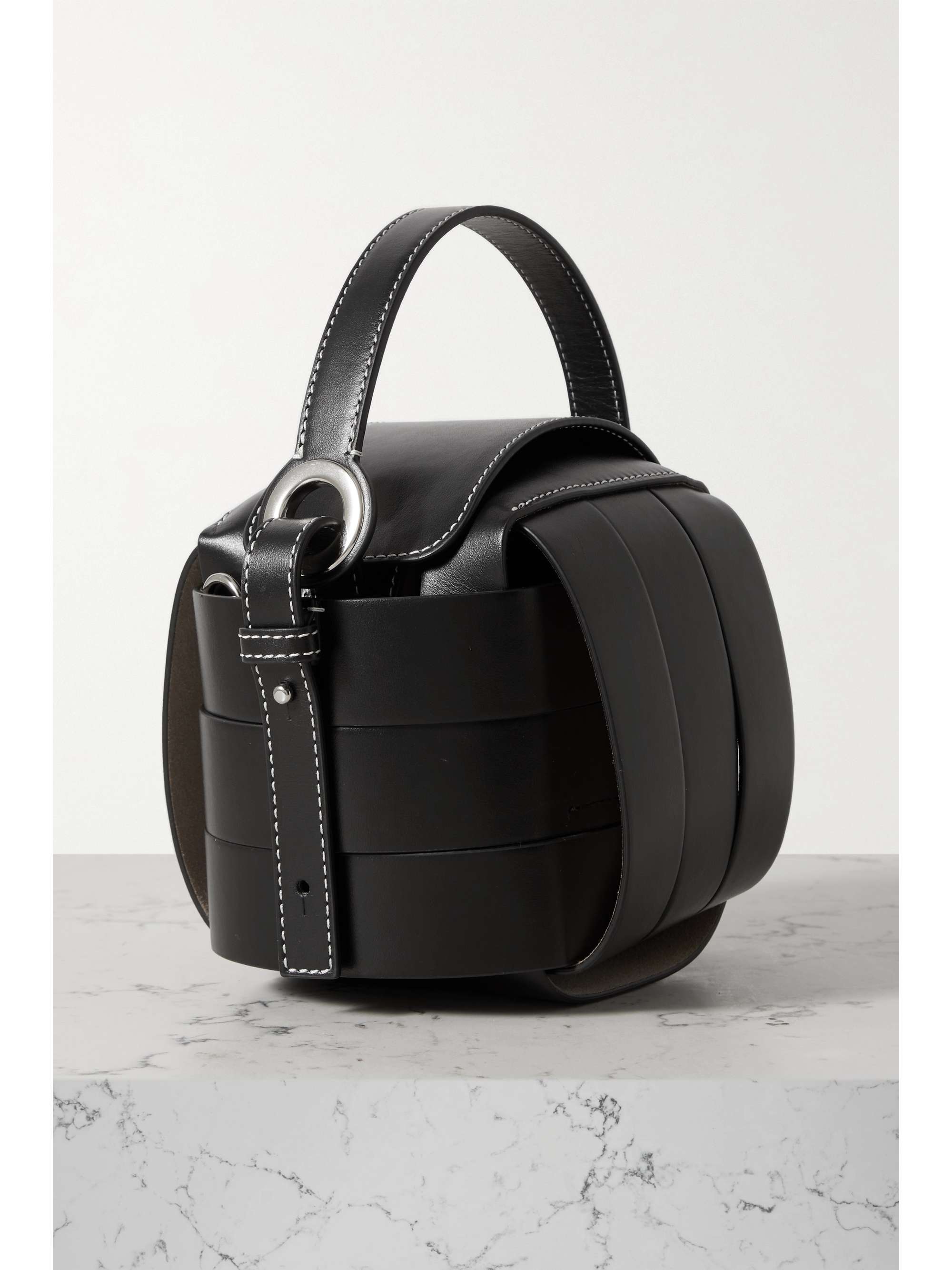 JW ANDERSON Knot leather shoulder bag