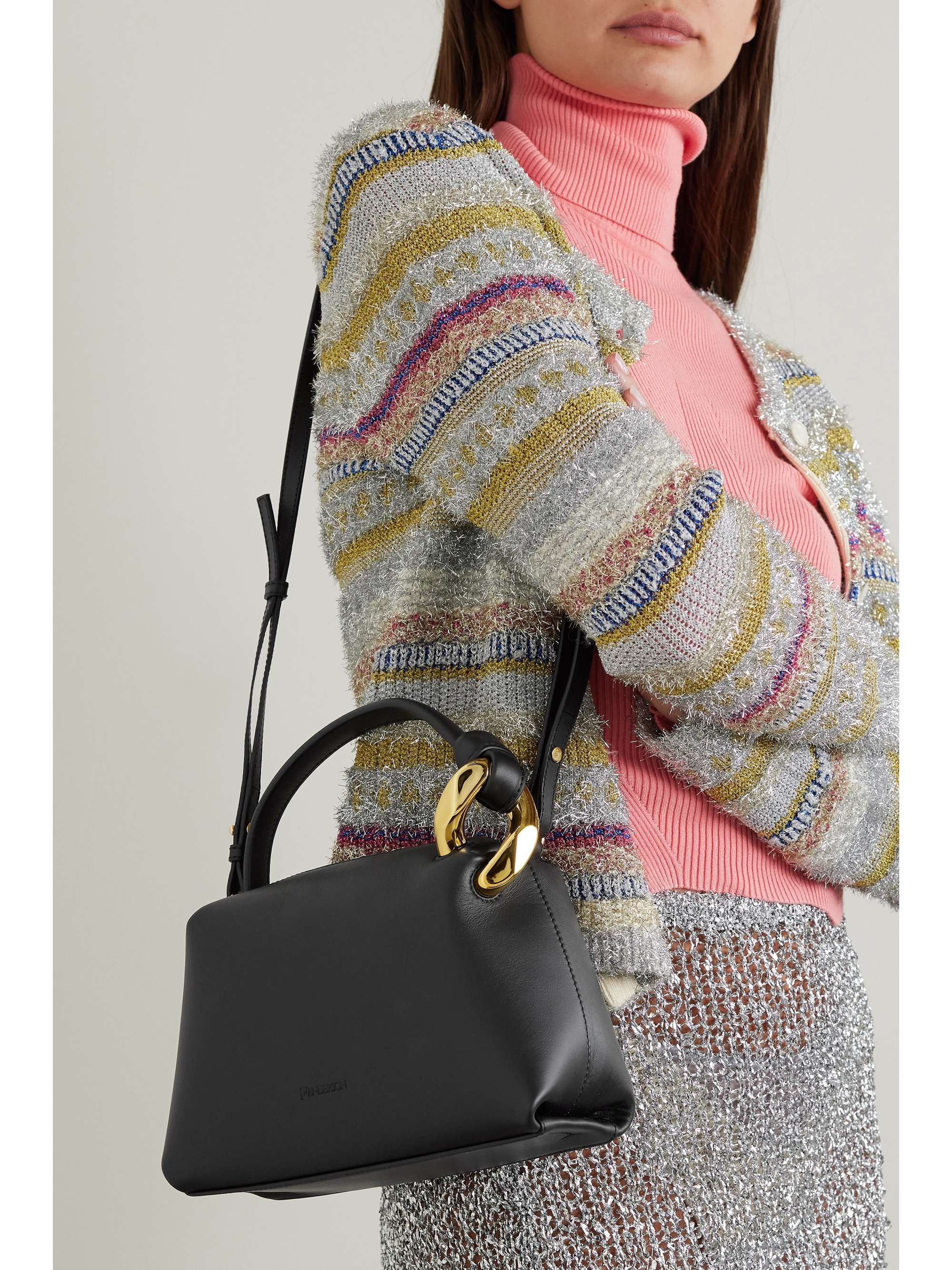 JW ANDERSON JWA Corner レザー スモール ショルダーバッグ