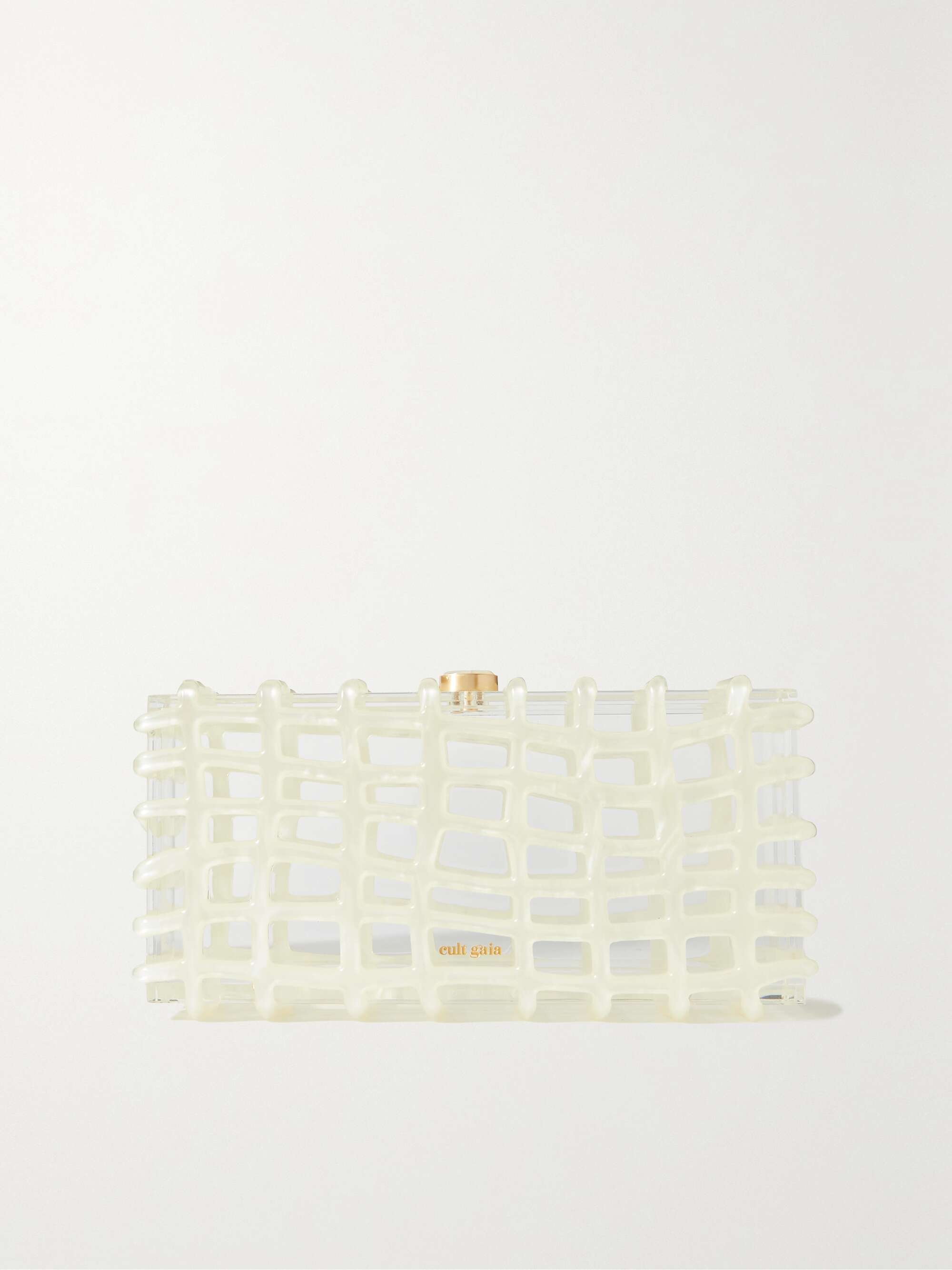 CULT GAIA Rina acrylic clutch NET A PORTER