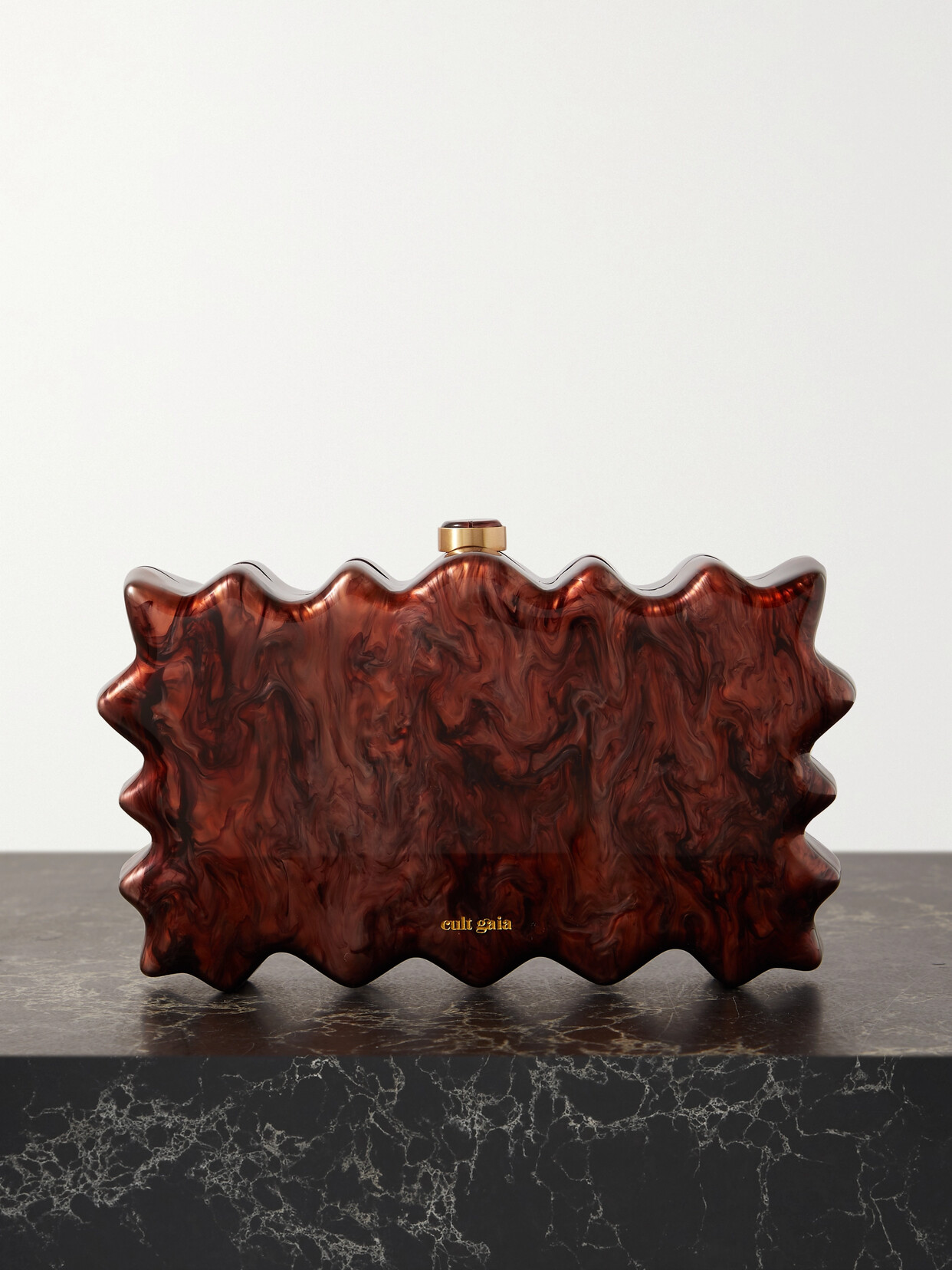 Cult Gaia Paloma Clutch In Metallic