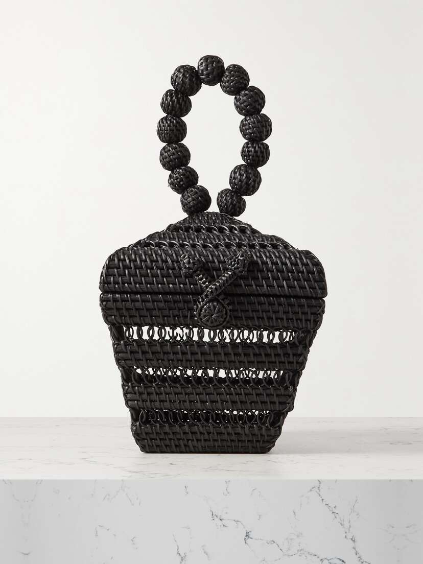 Cult Gaia Suri Raffia Tote