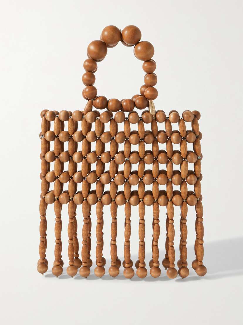 Cult Gaia Clara Beaded Tote