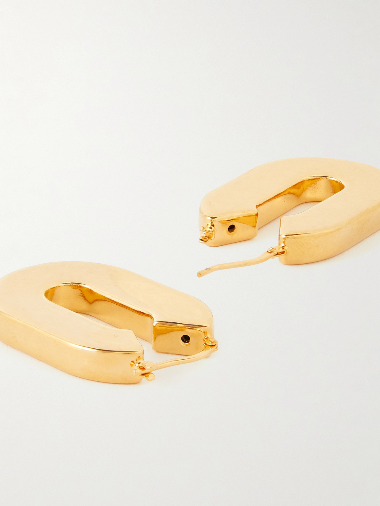 Shop Jil Sander Gold-tone Earrings