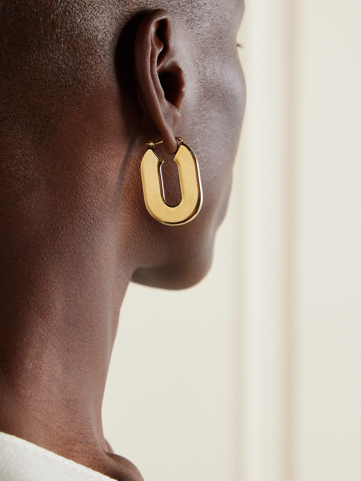 Shop Jil Sander Gold-tone Earrings