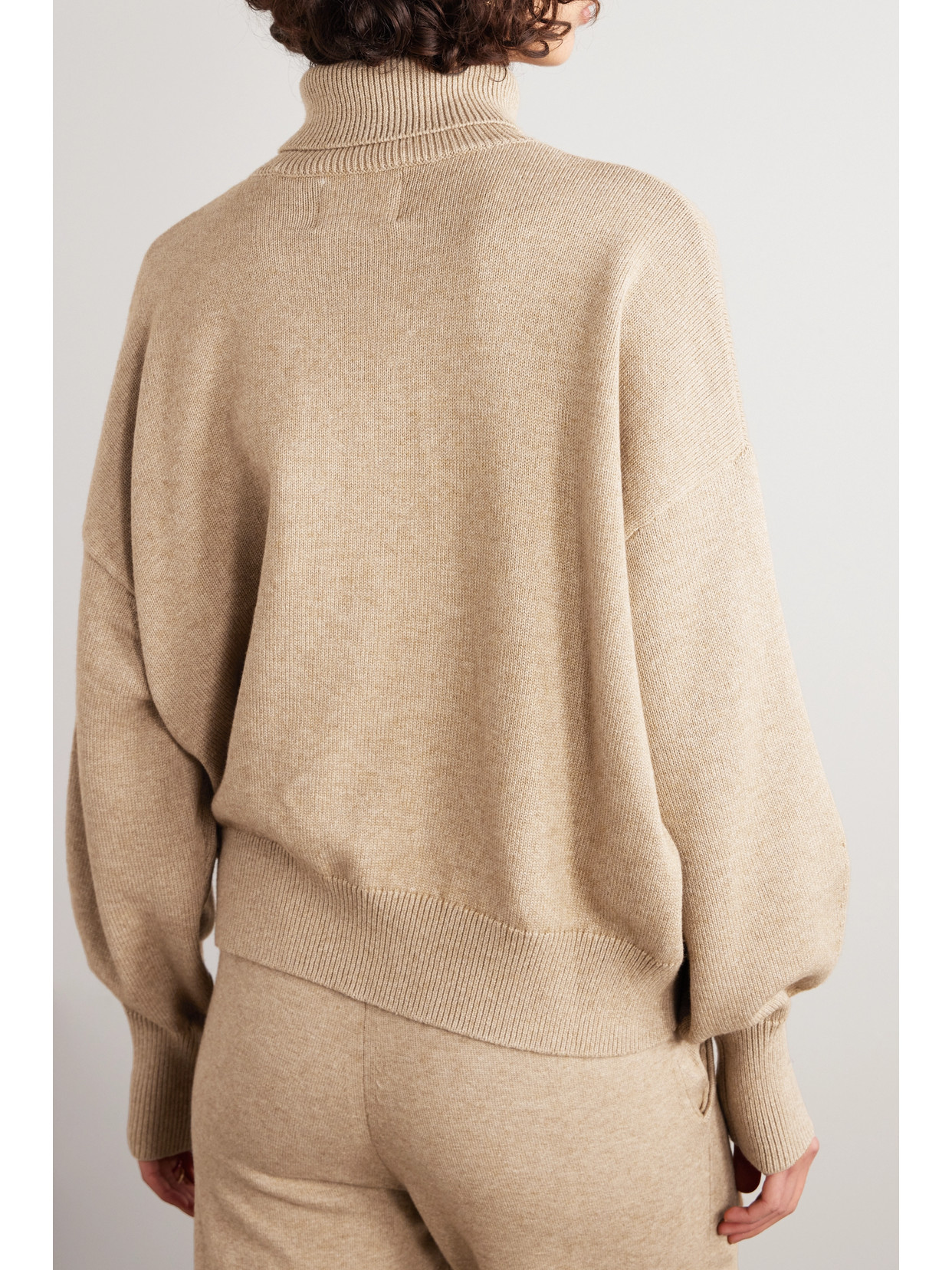Marant Étoile - Nash Intarsia Cotton And Wool-Blend Turtleneck Sweater
