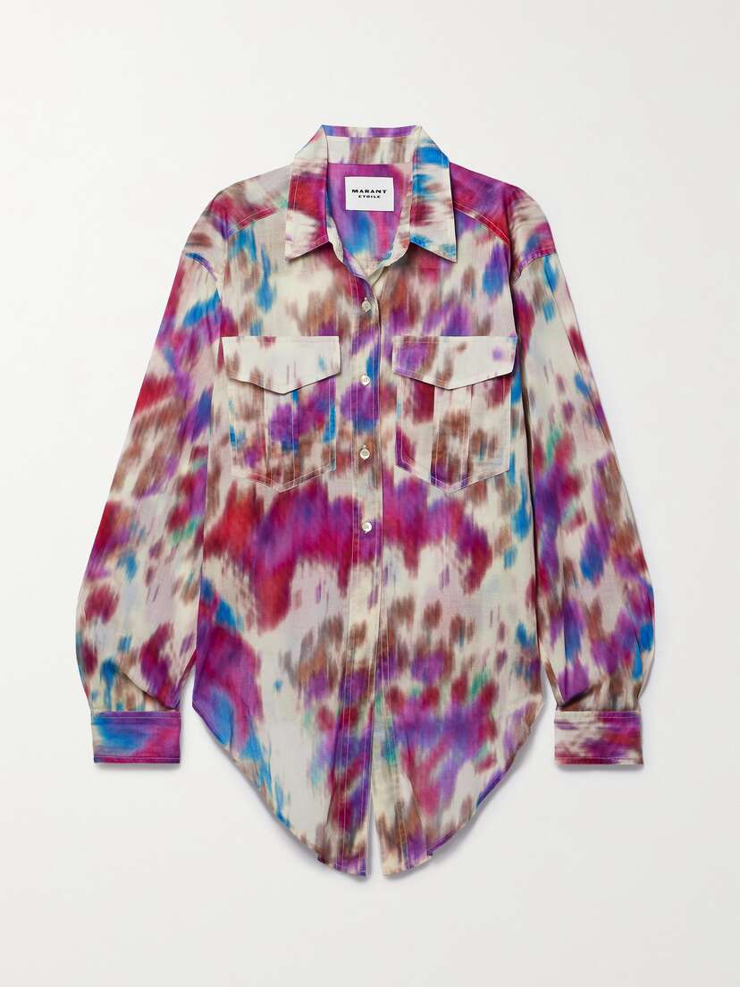 Marant Étoile Nath Printed Cotton-voile Shirt