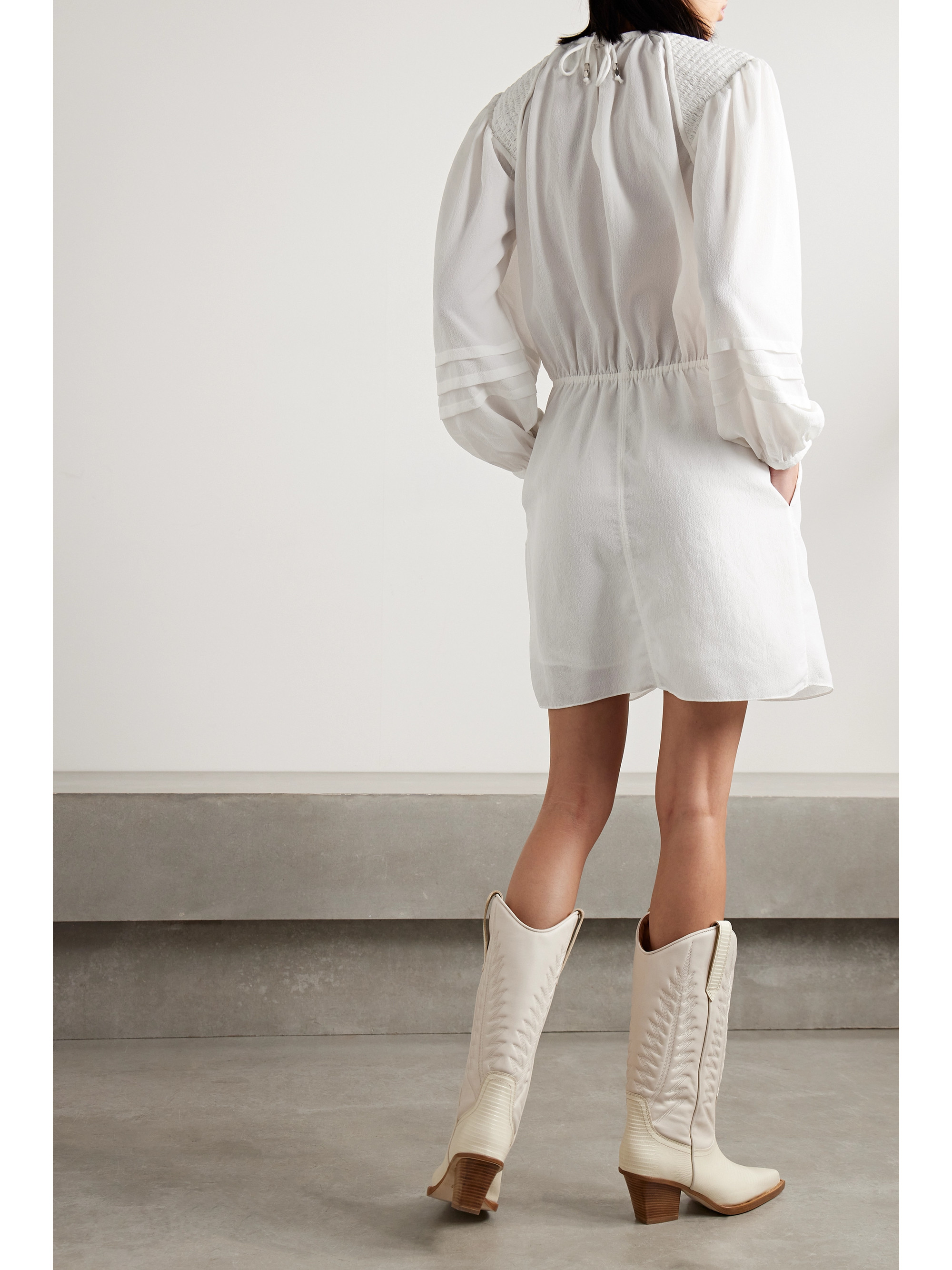 Marant Étoile Ladjo crepe de chine mini dress thumbnail