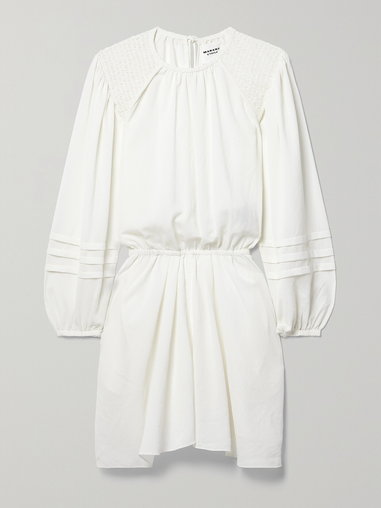 Marant Étoile - Ladjo Crepe De Chine Mini Dress - Ecru