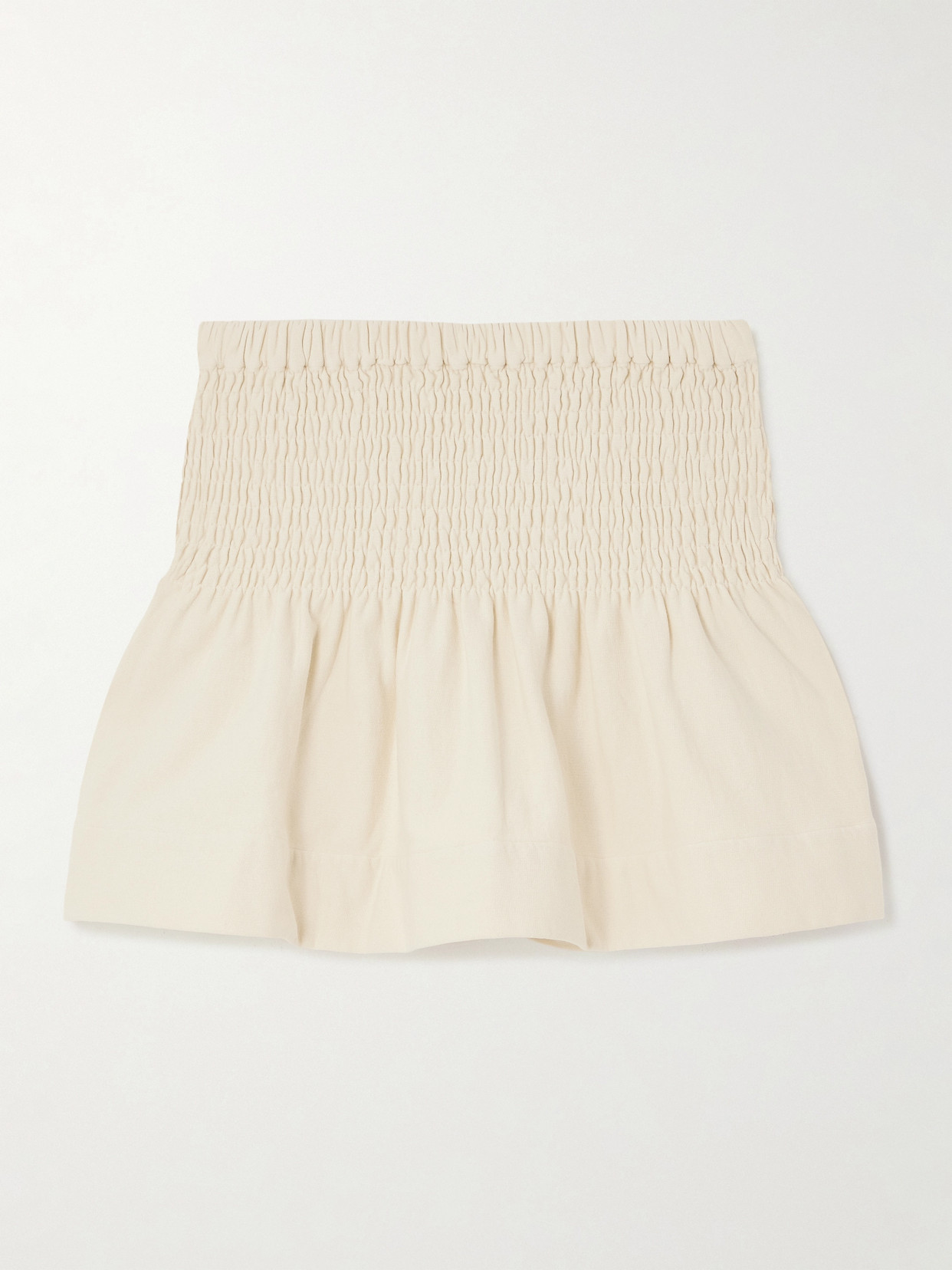 Marant Étoile - Pacifica Cotton-jersey Mini Skirt - Ecru