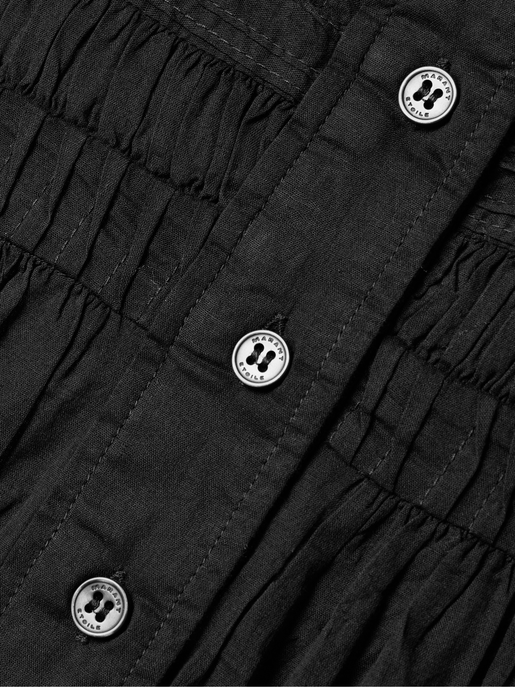 Marant Étoile Leazali pintucked cotton-voile mini dress thumbnail