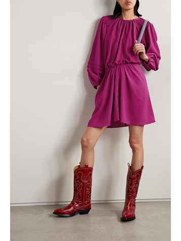 Marant Étoile Ladjo crepe de chine mini dress