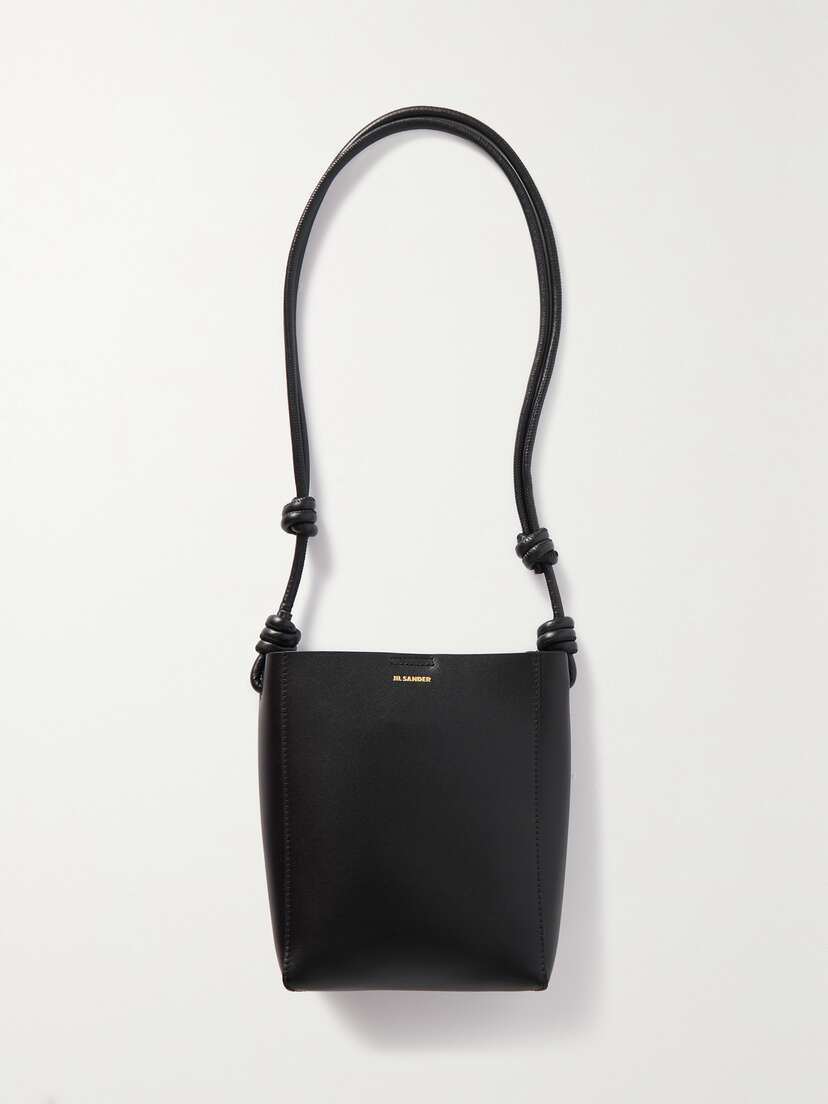 Jil Sander Knotted Leather Shoulder Bag