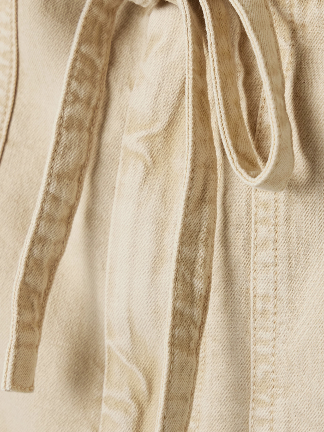 Isabel Marant Étoile Ipolyte Denim Shorts In Neutrals