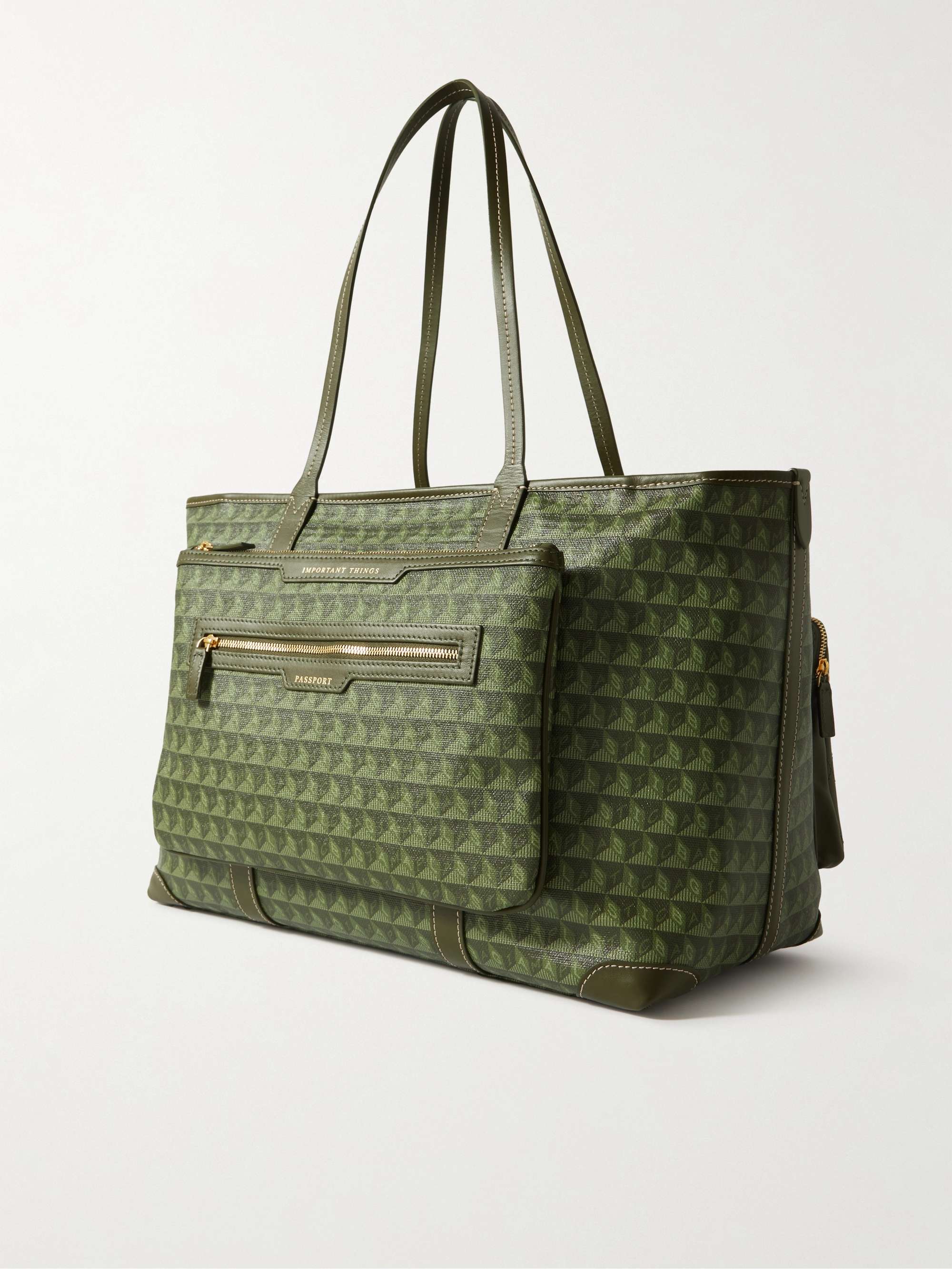 ANYA HINDMARCH I Am A Plastic Bag InFlight leathertrimmed coated