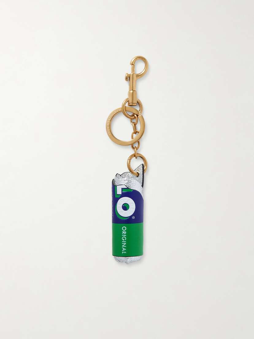 Anya Hindmarch Polo Textured-leather Keyring