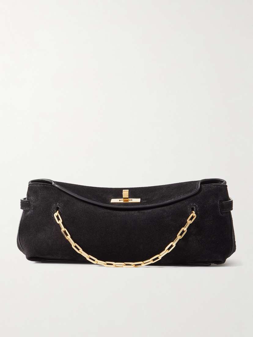 Anya Hindmarch Waverley Mini Suede Shoulder Bag -  - One size